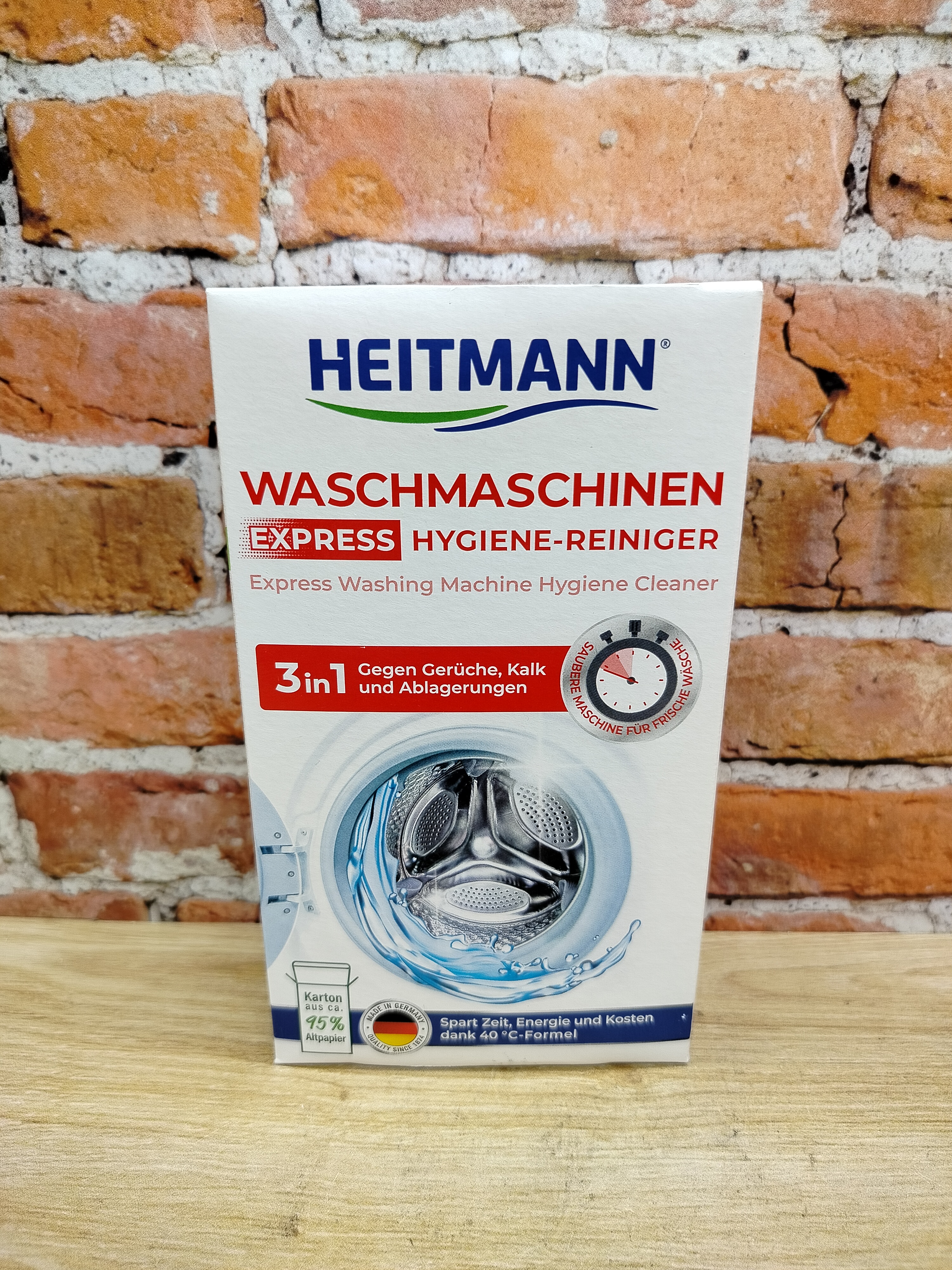 Heitmann Экспресс-очиститель для стиральных машин 3 в 1 250 гр