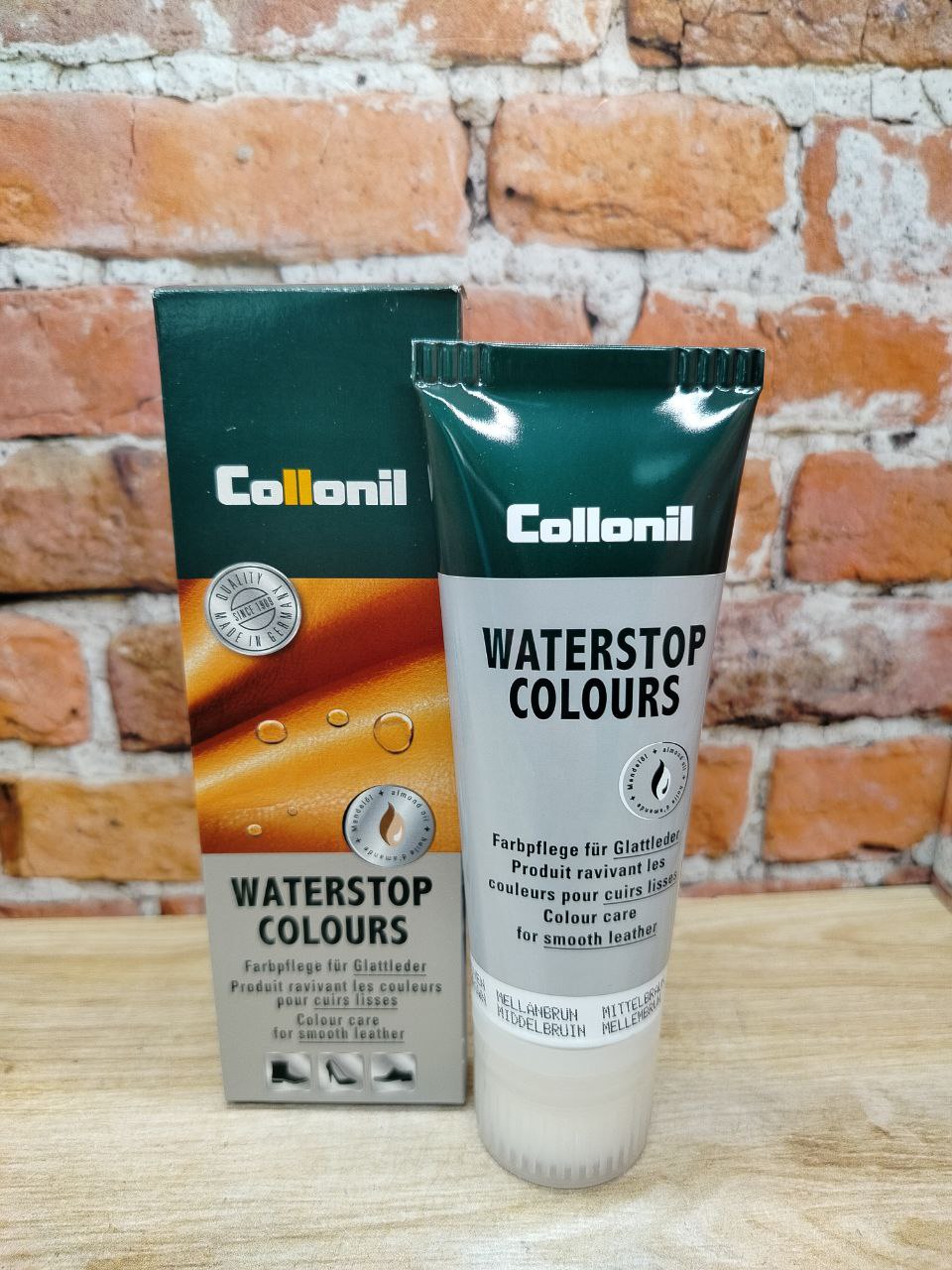 Collonil Waterstop Tube Крем снего-водоотталкивающий 398 Коричневый 75 мл