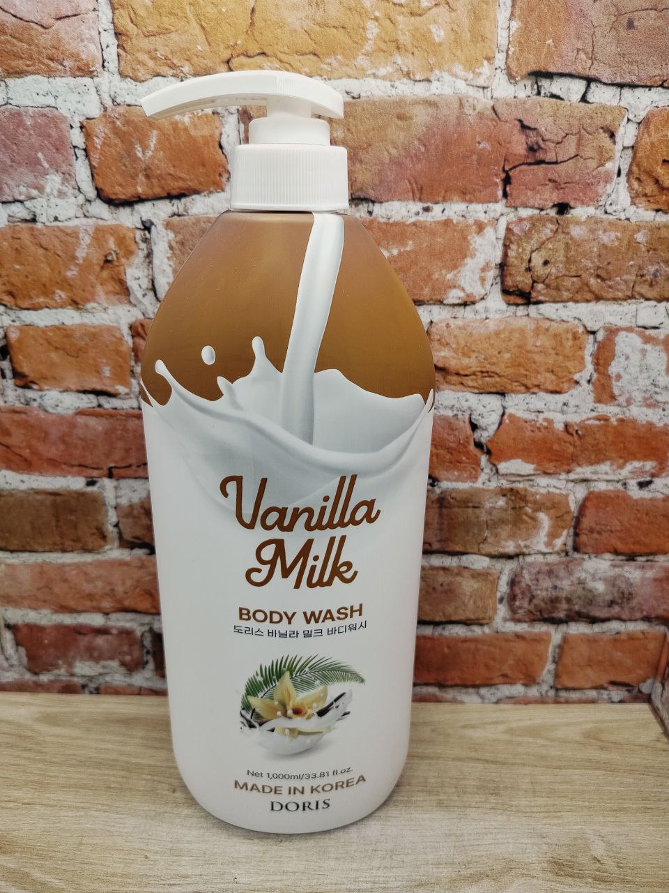 Jigott Doris Body Wash Vanilla Milk Гель для душа Ванильное молочко 1000 мл