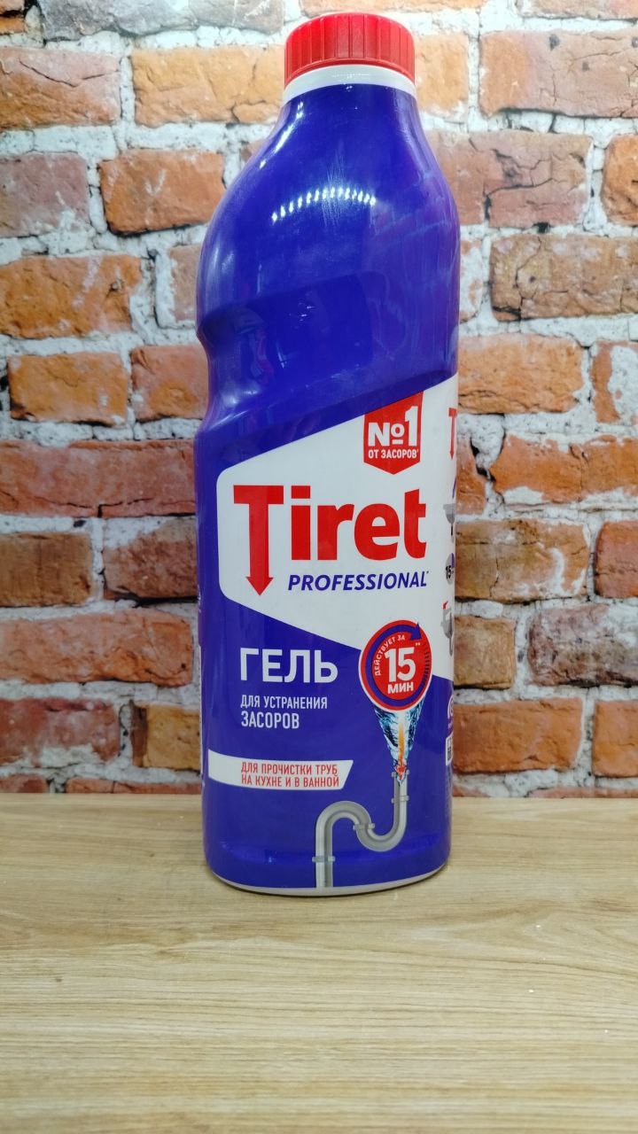 Tiret Professional Гель для устрания и профилактики засоров 1 л