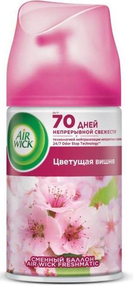 Air Wick Freshmatic Сменный аэрозольный баллон к автоматическому освежителю воздуха Цветущая Сакура 250 мл