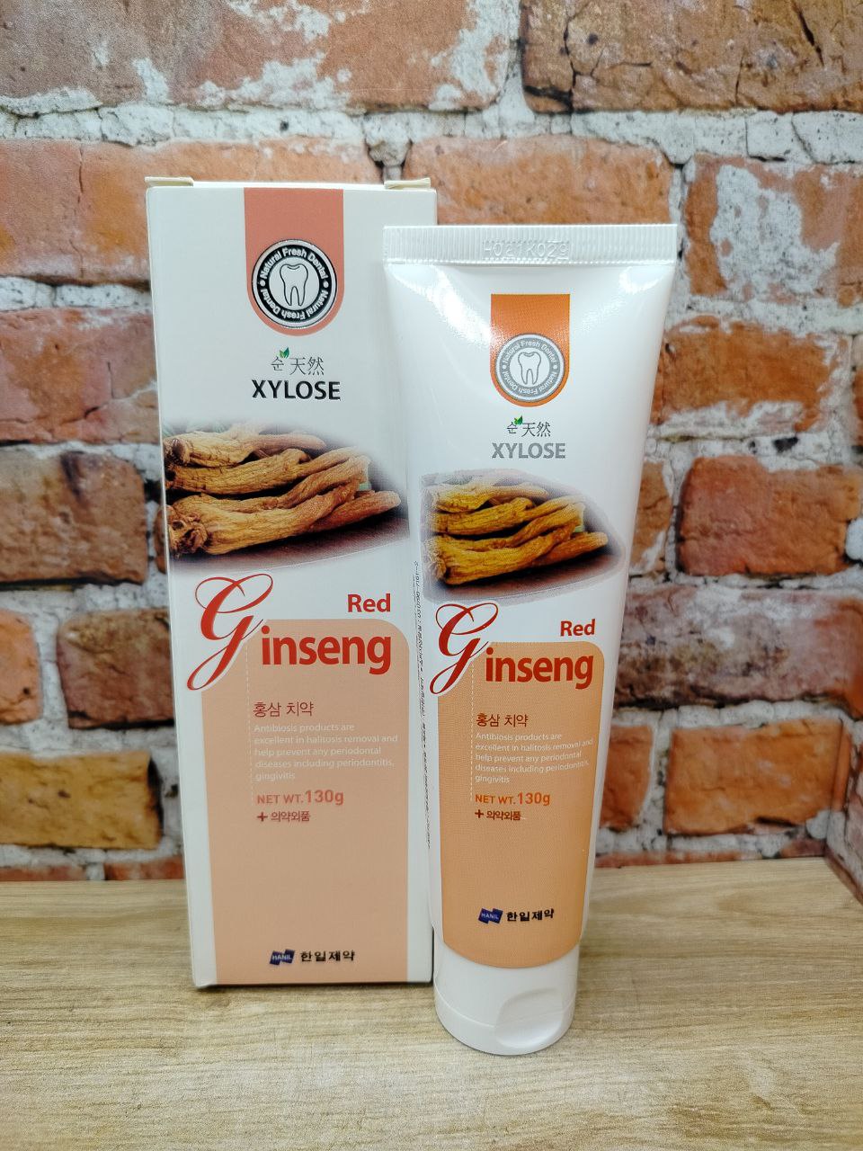 Hanil Xylose Special Red Ginseng Зубная паста с корнем красного женьшеня 130 гр