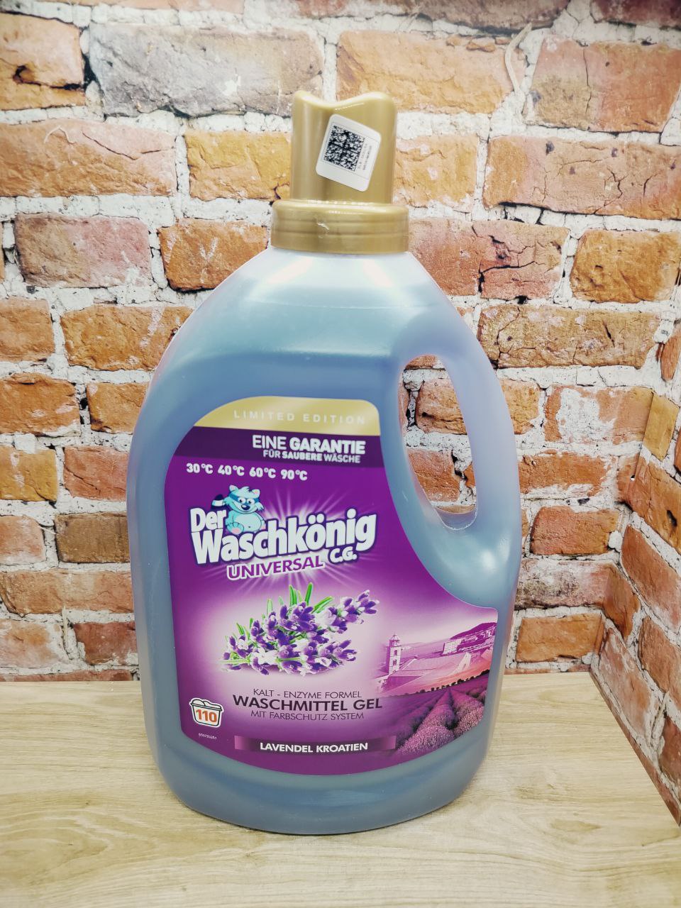 Der Waschkonig C.G. Waschmitel Gel Universal Lavendel Kroatien Гель для стирки универсальный Хорватская лаванда 3,305 л на 110 стирок
