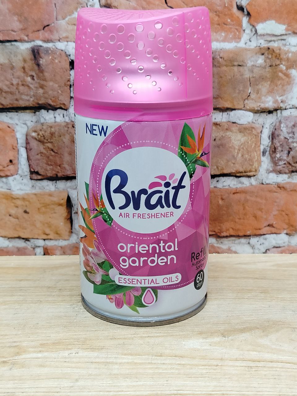 Brait Essential Oriental Garden Сменный освежитель воздуха для автоматического освежителя воздуха Восточный сад 250 мл