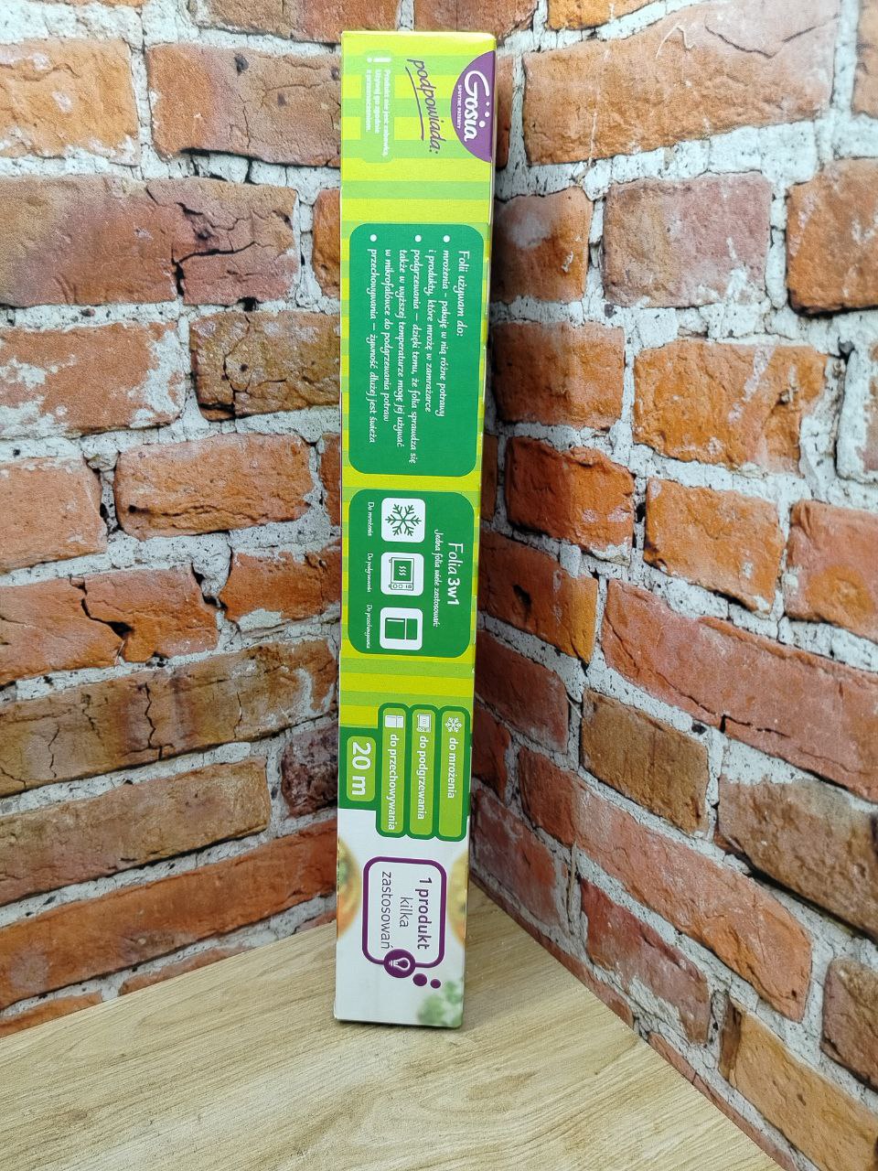 Gosia Пищевая пленка 3 в 1 для приготовления, хранения и заморозки 0,20*20 м в коробке