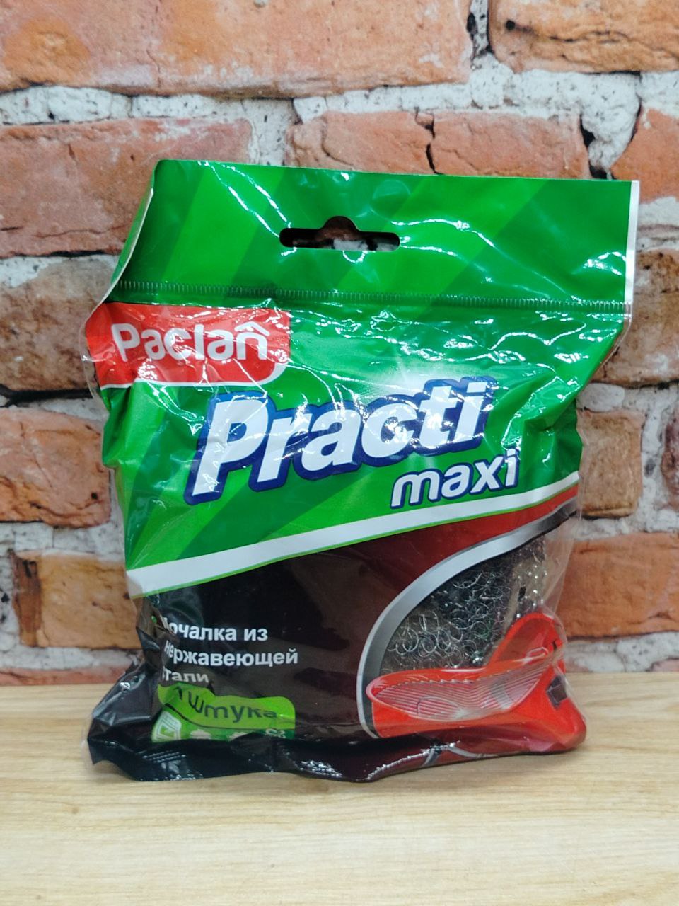 Paclan Practi Мочалка металлическая для хозяйственных нужд большая