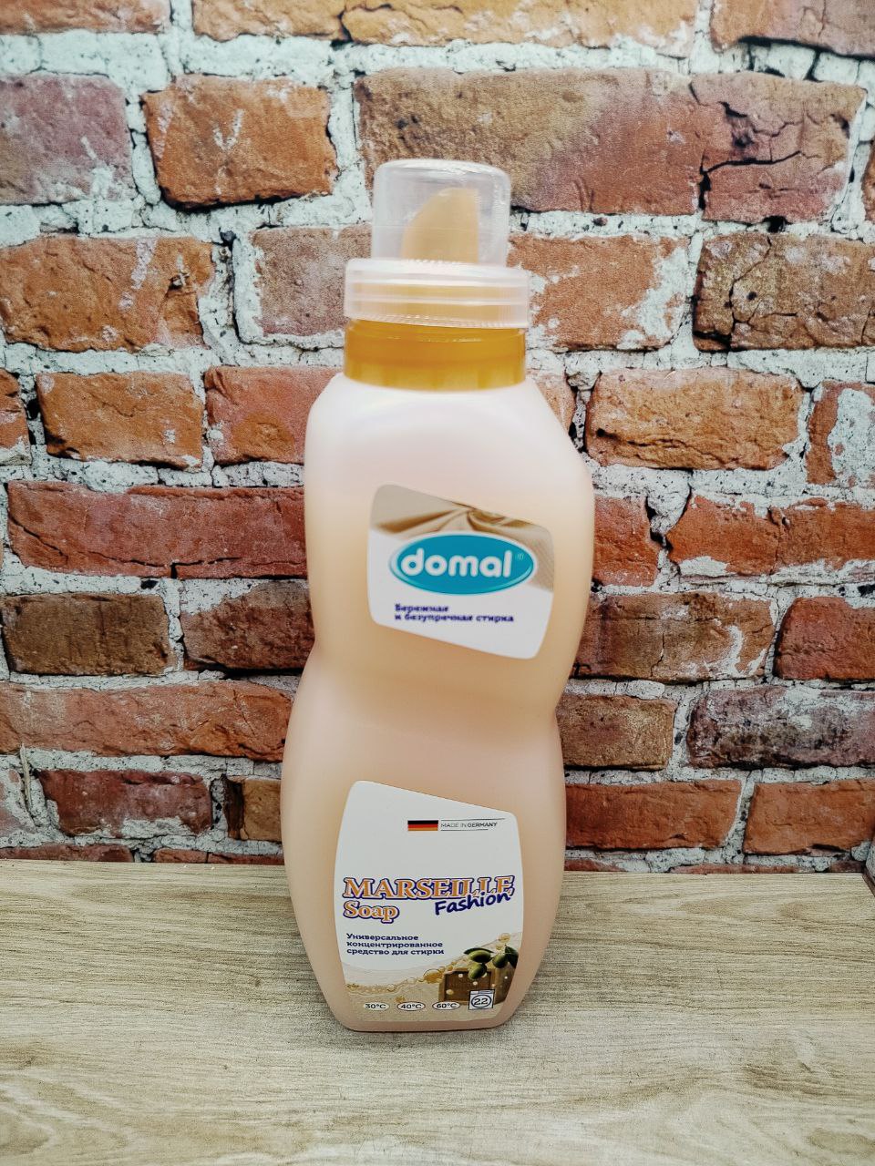 Domal Marseille Soap Fashion Концентрированное средство для стирки универсальное Марсельское мыло 825 мл на 22 стирок