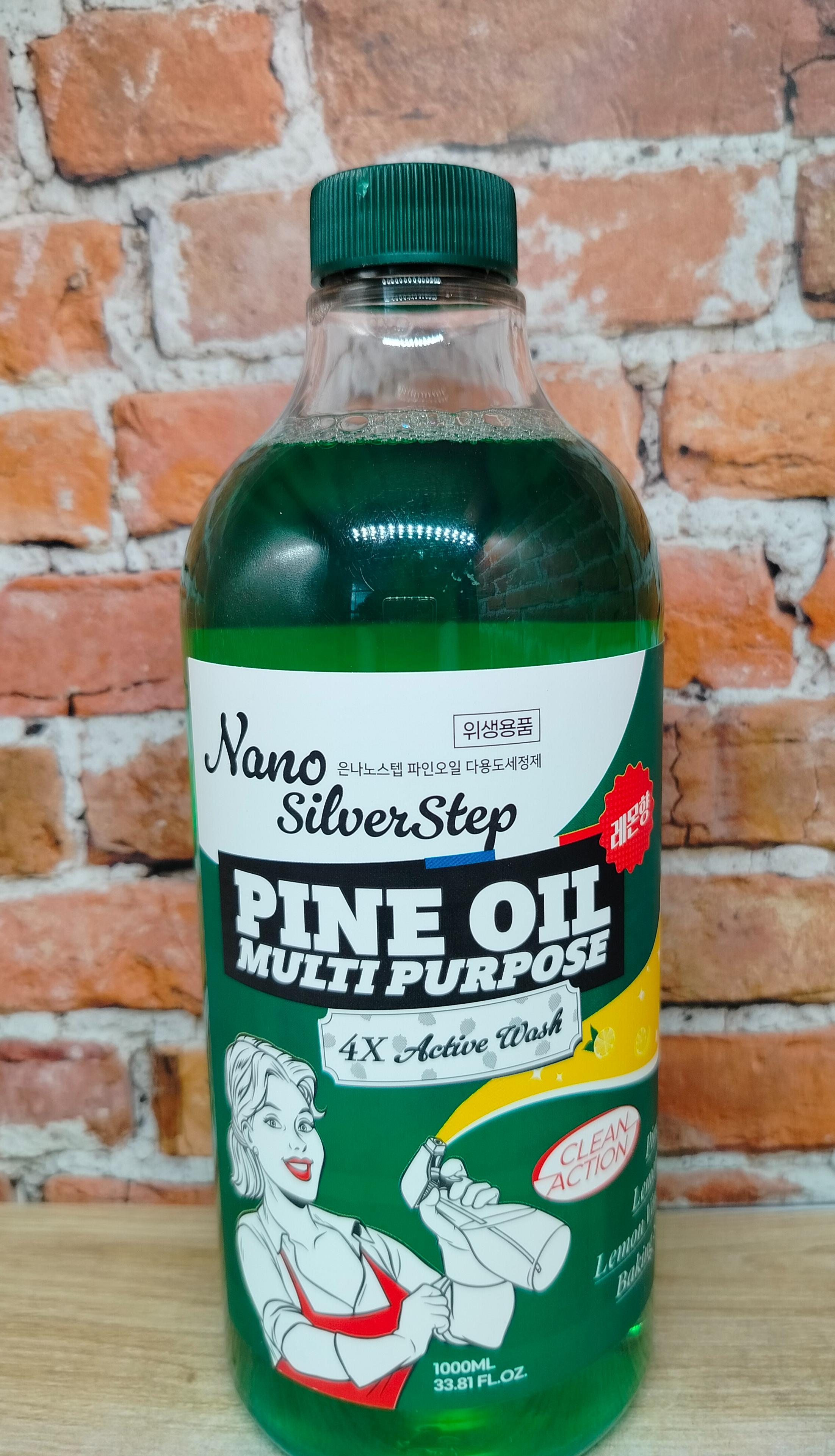 KMPC Nano Silver Step Multi-Purpose Cleaner Универсальный чистящий спрей для дома с маслом сосны и серебром 1000 мл флакон без дозатора