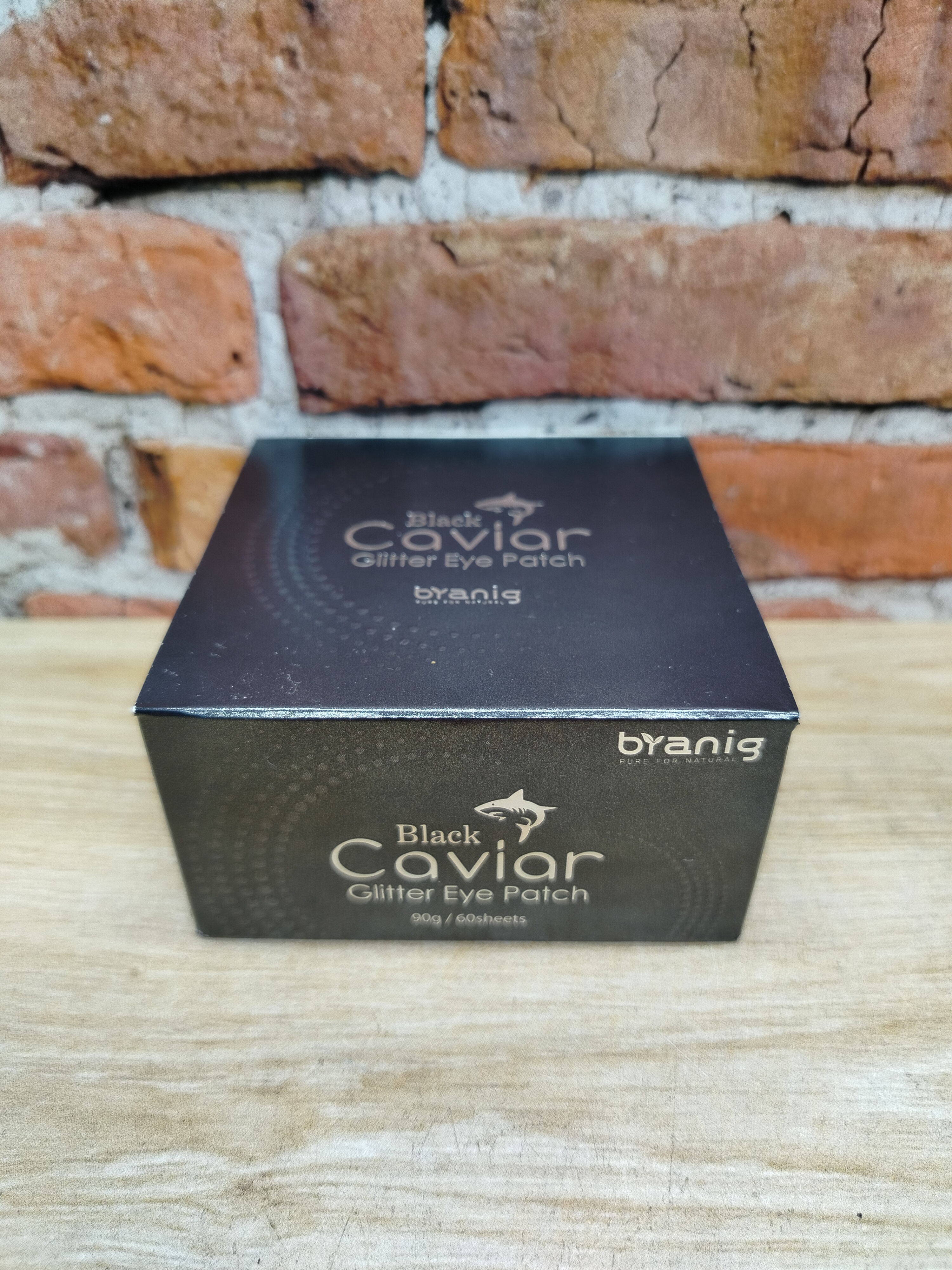 Branig Glitter Eye Patch Black Caviar Гидрогелевые патчи для глаз с экстрактом черной икры 60 шт 90 гр