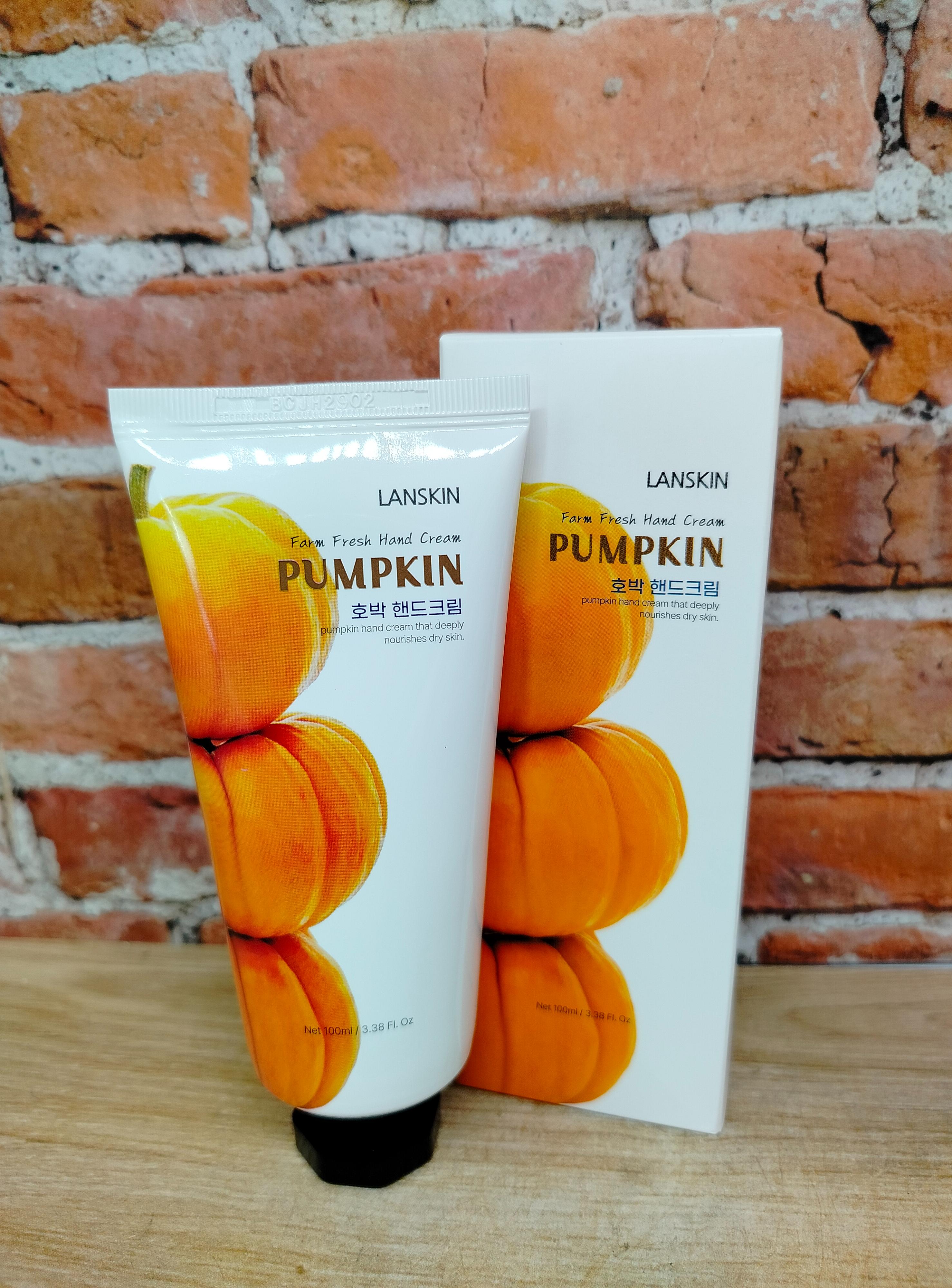 LanSkin Farm Fresh Pumpkin Hand Cream Тонизирующий крем для рук экстрактом тыквы 100 мл