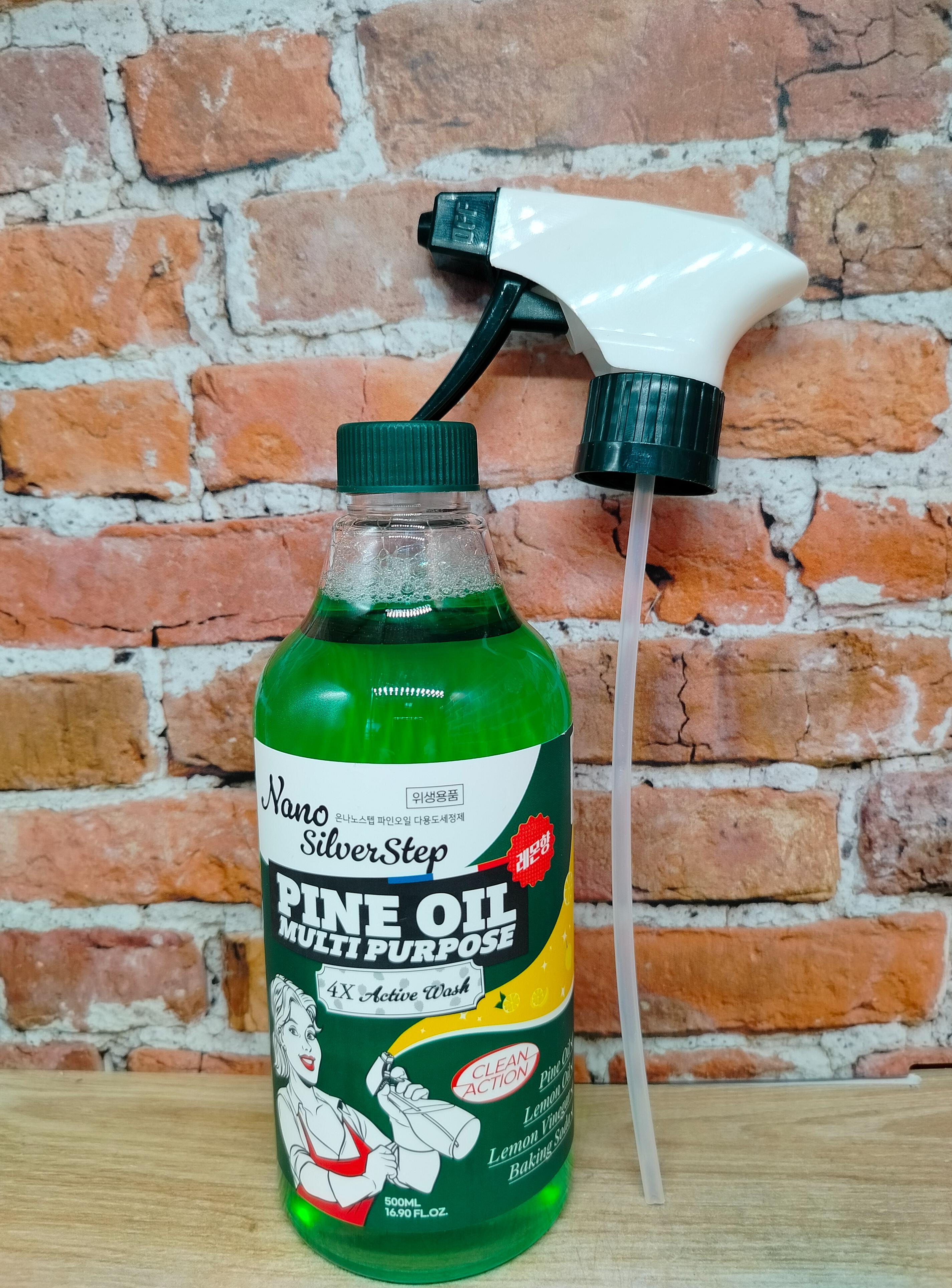 KMPC Nano Silver Step Multi-Purpose Cleaner Универсальный чистящий спрей для дома с маслом сосны и серебром 500 мл