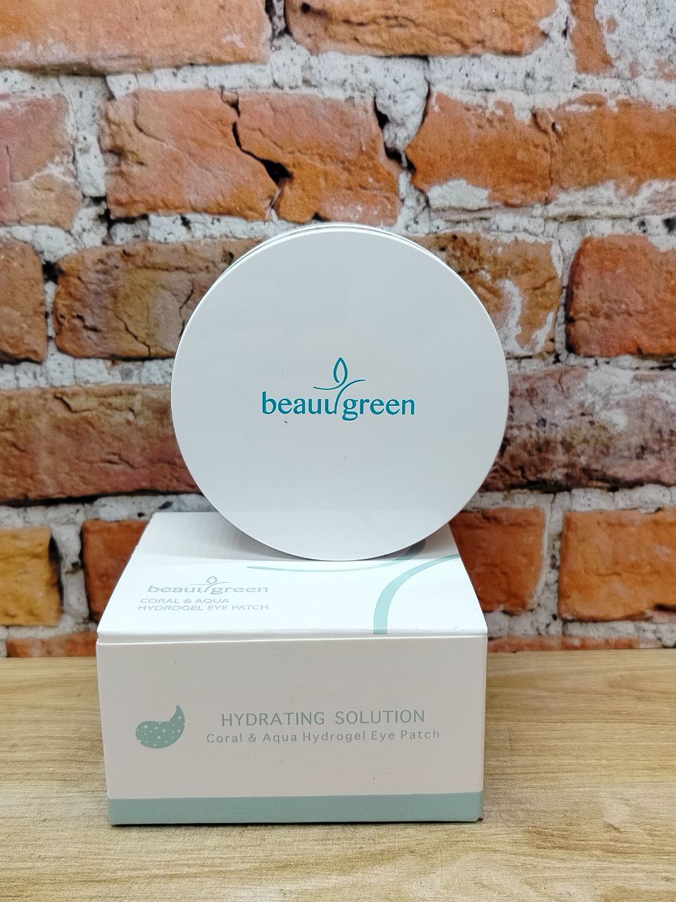 BeauuGreen Hydrogel Eye Patch Hydrating Solution Coral & Aqua Гидрогелевые патчи для кожи вокруг глаз с экстрактом морских водорослей и коралами 60 шт 90 гр