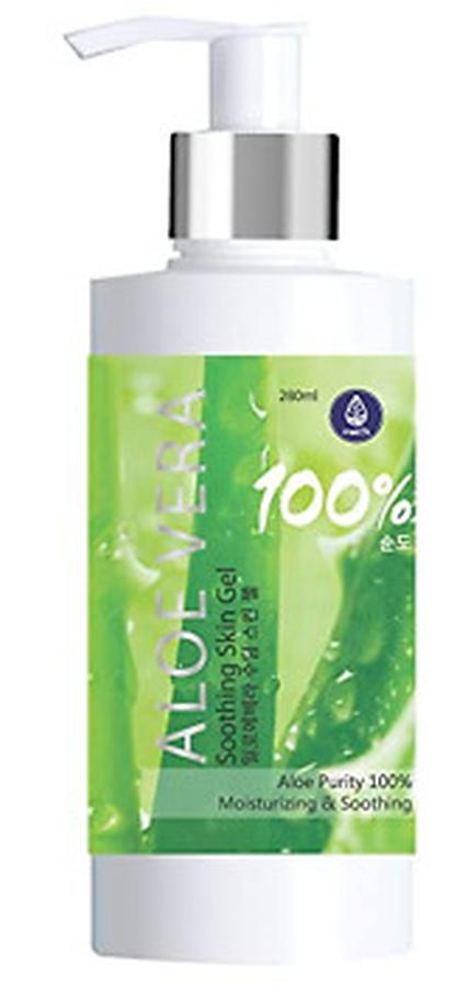 Med B Aloe Vera 100% Soothing Skin Gel Гель для лица и тела увлажняющий с Алоэ Вера 280 мл с дозатором