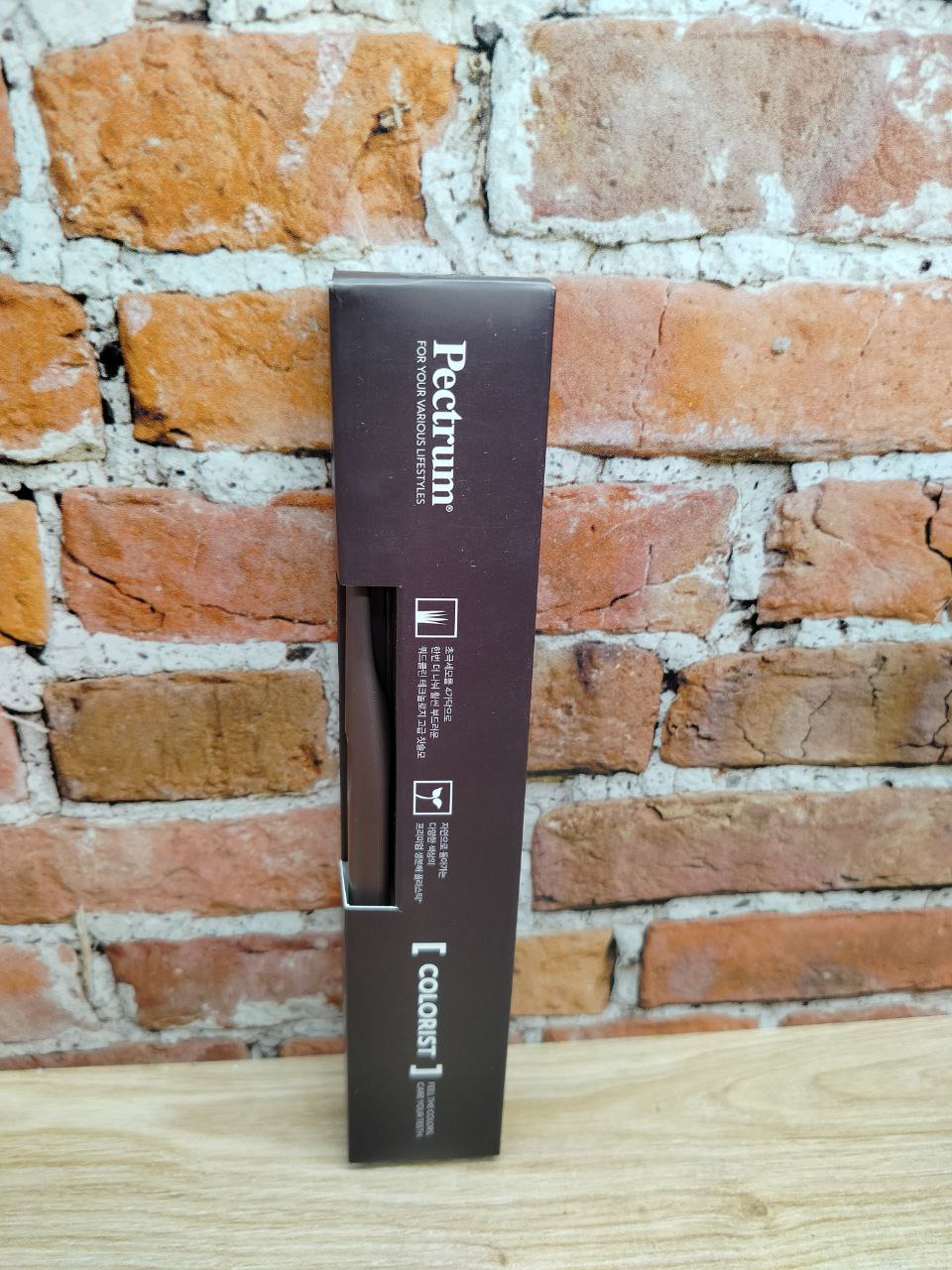 Pectrum Dental Care Nano Silver Colorist 18 Dark Brown Зубная щетка c наночастицами серебра и сверхтонкой двойной щетиной средней и мягкой жесткости Темно-коричневая