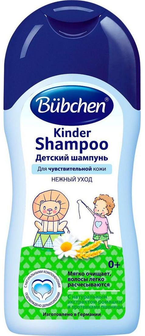 Bubchen Baby Shampoo  Шампунь для младенцев с рождения для чувствительной кожи Нежный уход 200 мл