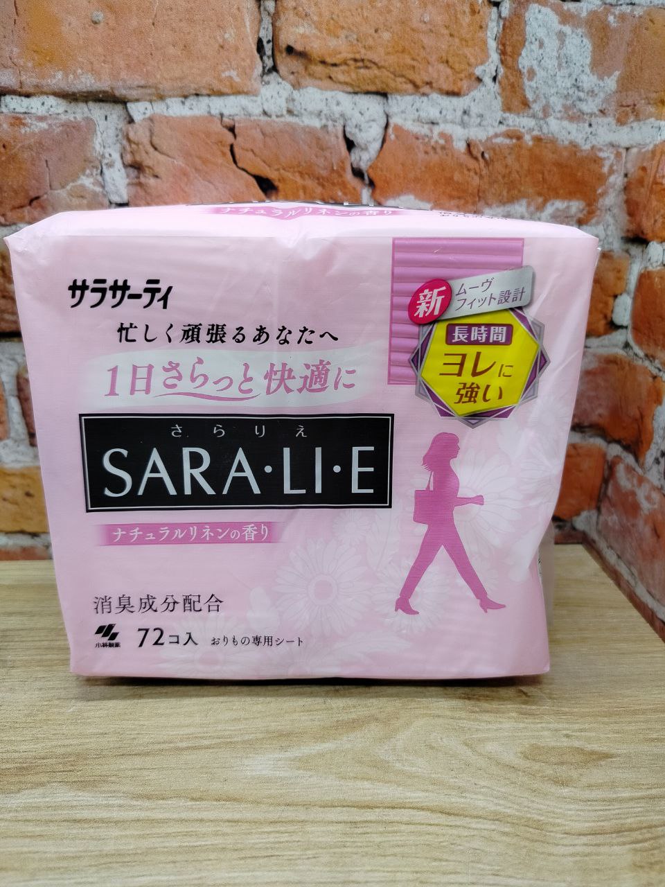 Kobayashi Sara-li-e Ежедневные гигиенические прокладки с ароматом льна 72 шт