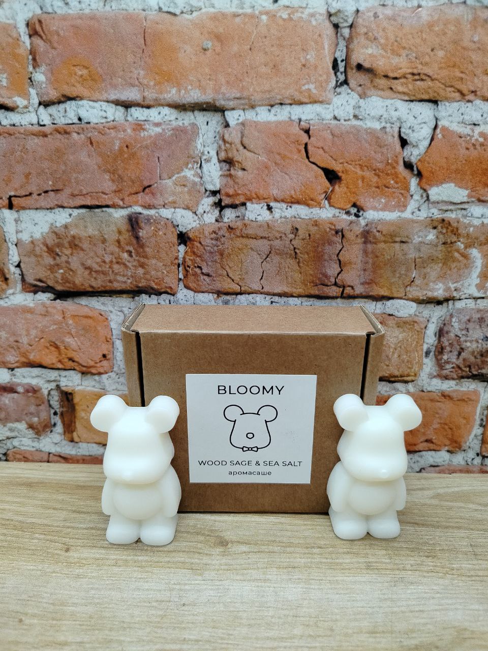 Bloomy Аромасаше Мишки Wood Sage & Sea Salt 2 шт