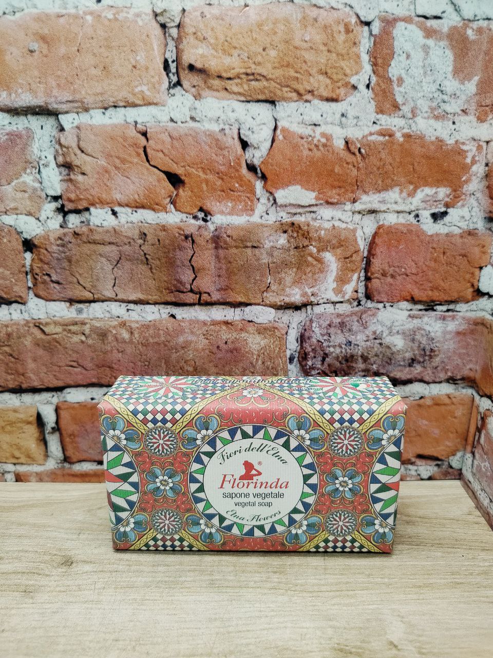 Florinda Vegetal Soap Enta Flowers Мыло натуральное на основе растительных масел Цветы Энты 200 гр