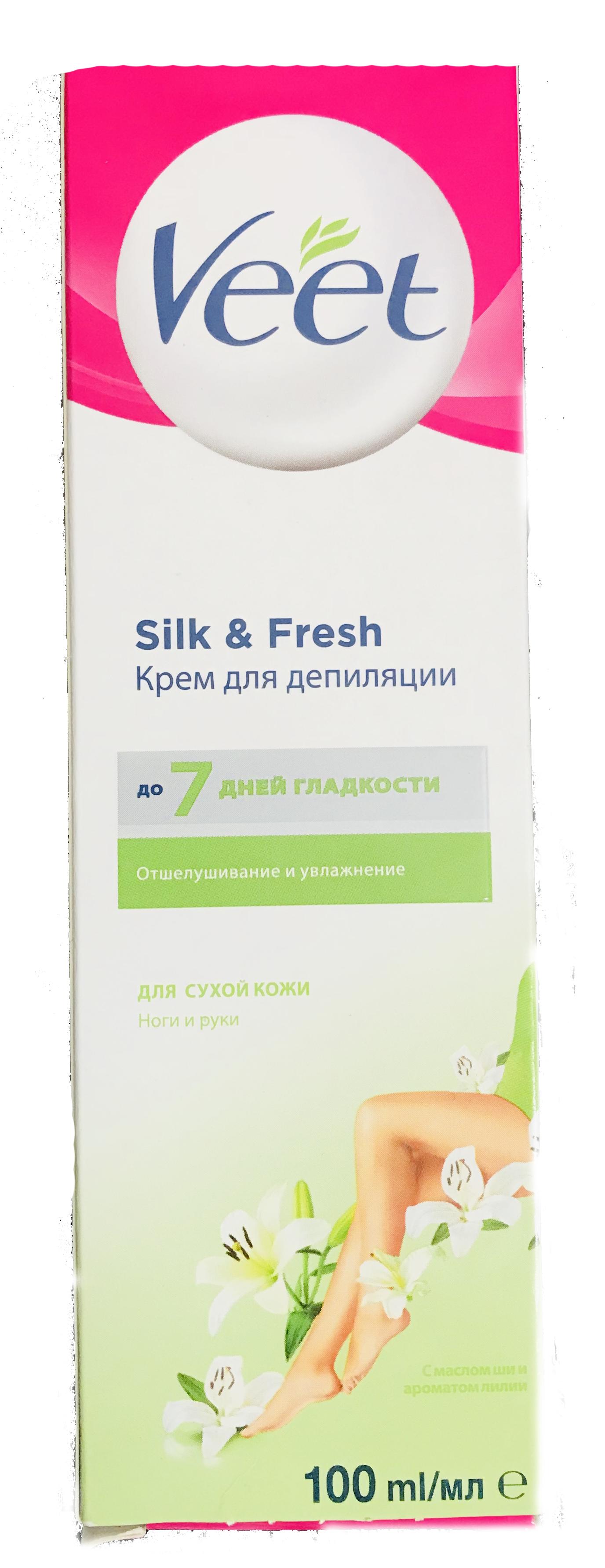 Veet Крем для депиляции для сухой кожи с маслом ши и ароматом лилии 100 мл