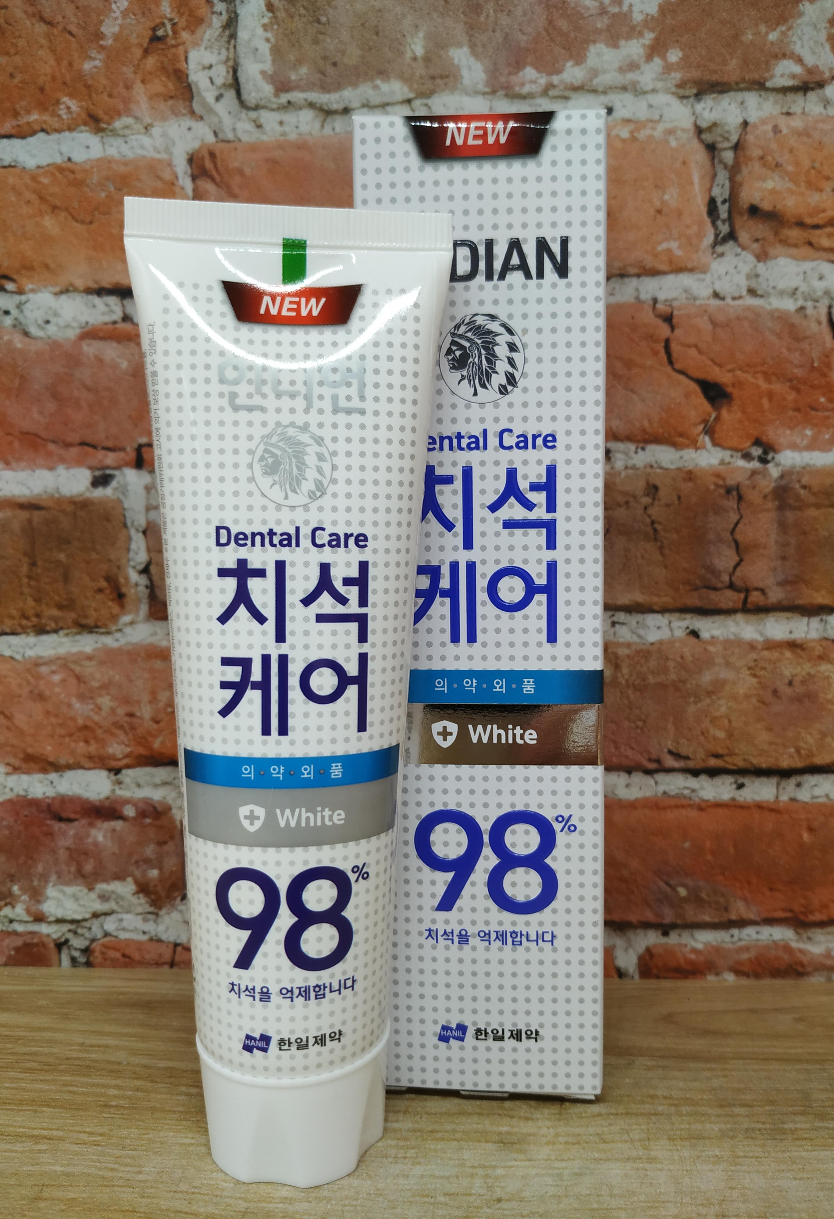 Hanil Indian Dental  Care White Зубная паста против образования зубного камня отбеливающая 120 гр