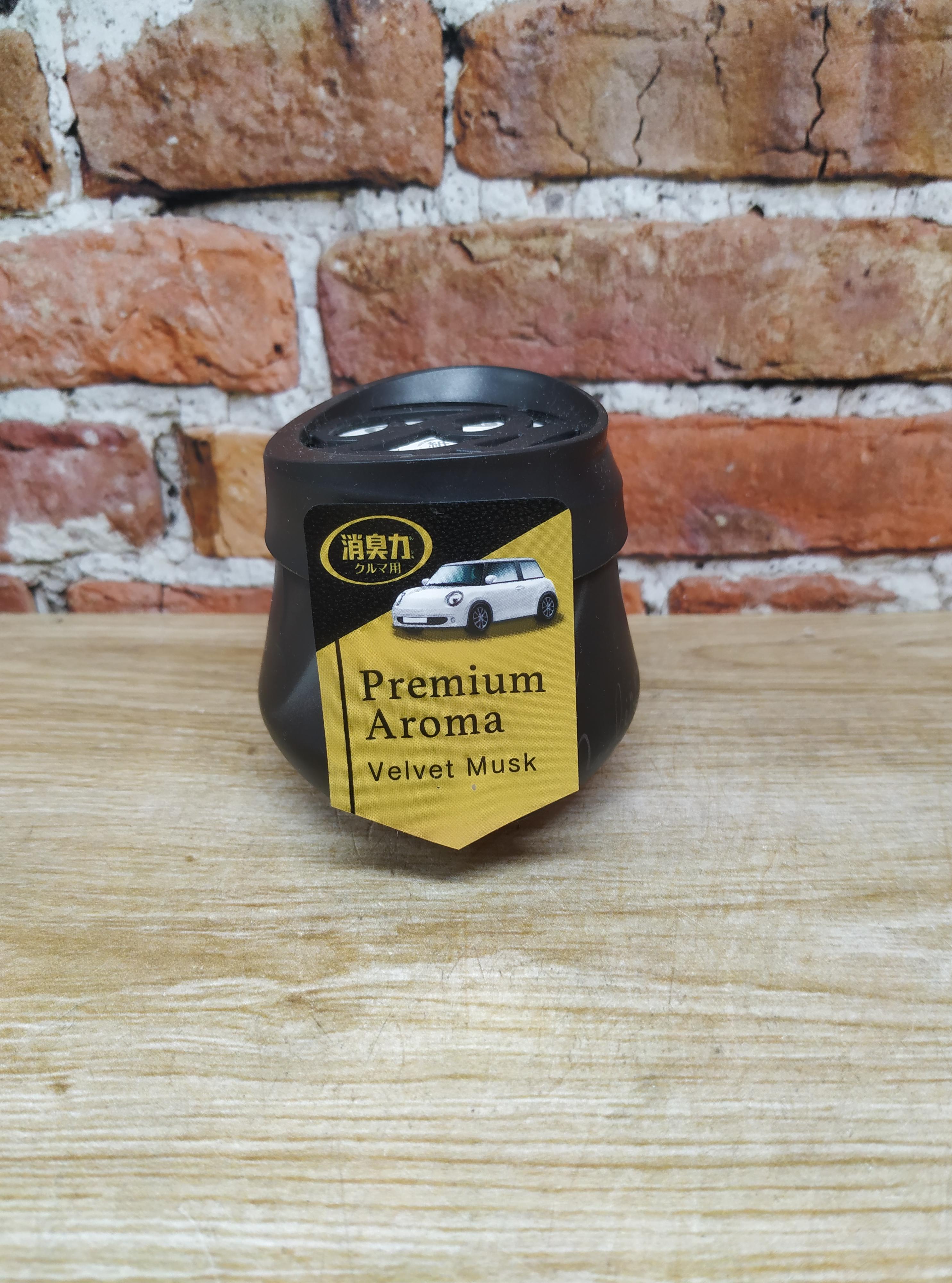 ST Shoushuuriki Premium Aroma Auto Гелевый освежителя воздуха для салона автомобиля Бархатный мускус 90 гр