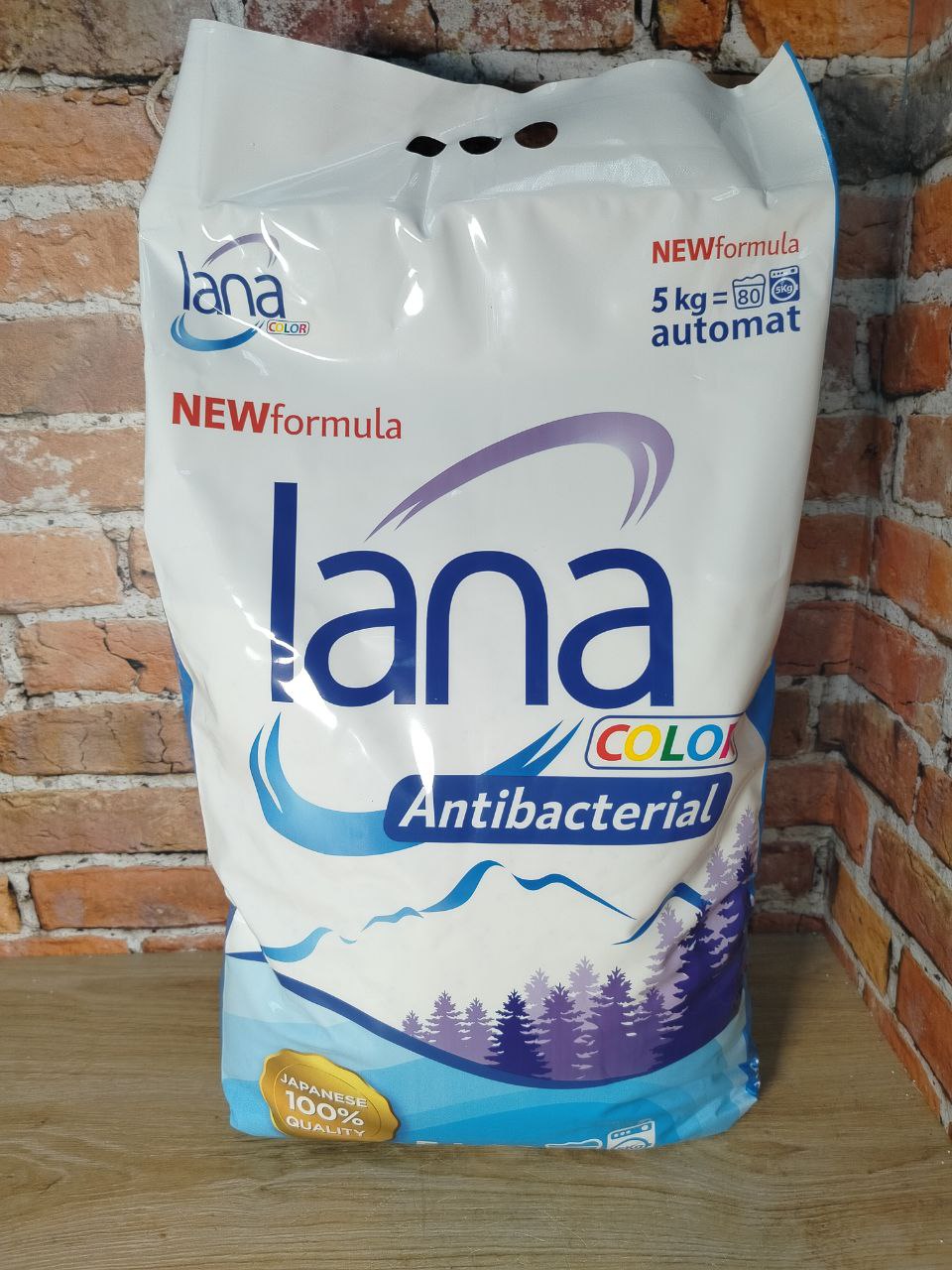 Lana Color Antibacterial Стиральный порошок с антибактериальным эффектом Сушка в помещении 5 кг на 80 стирок