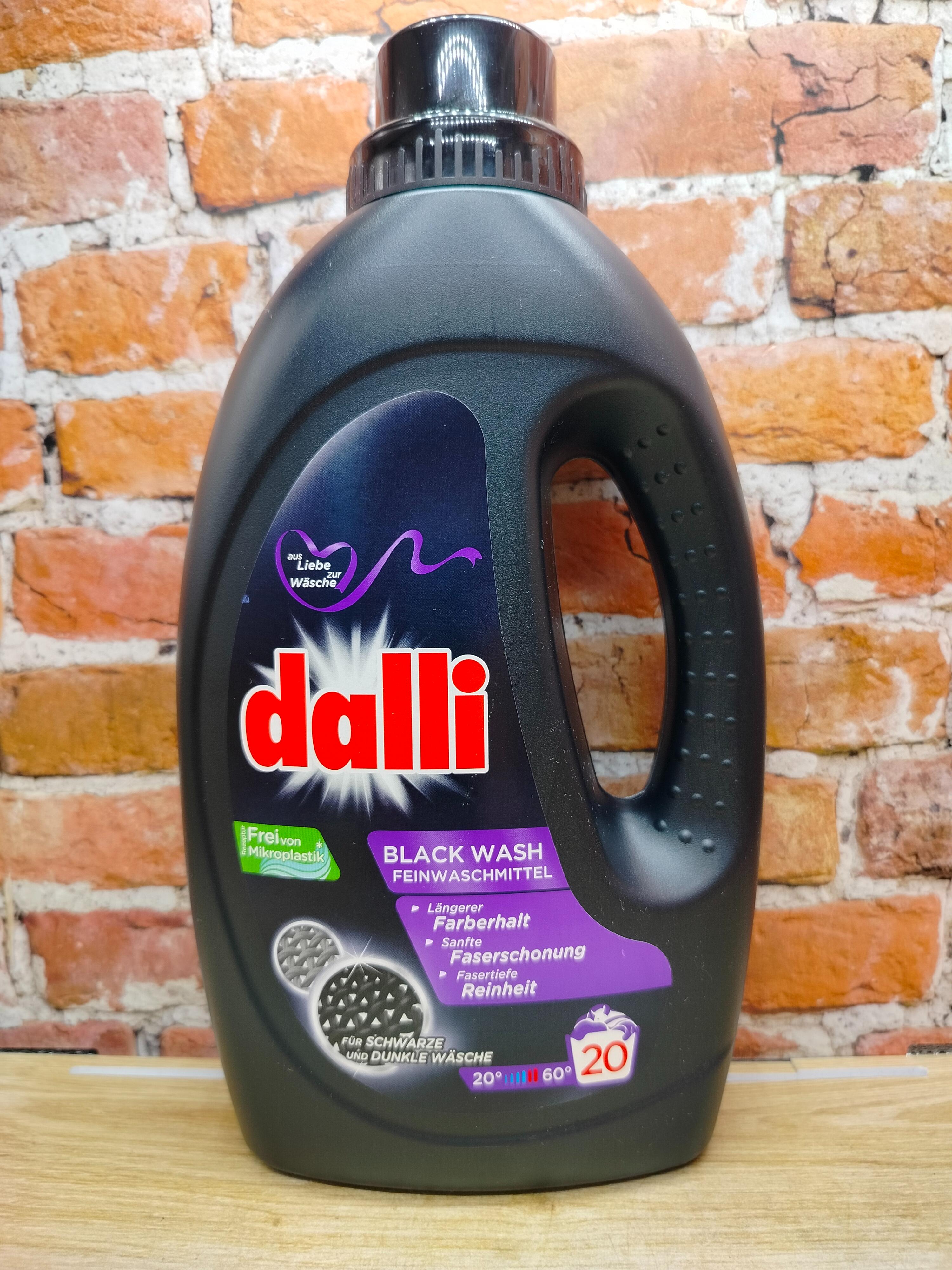 Dalli Black Wash Универсальное жидкое средство для стирки черных и темных тканей для любого текстиля 1,1 л на 20 стирок
