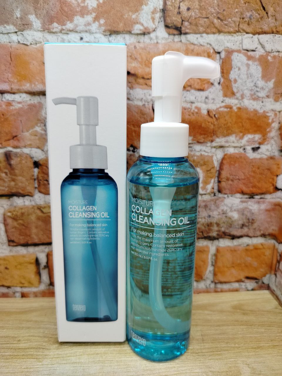 Tenzero Cleansing Oil Moisture Collagen Гидрофильное масло для лица увлажняющее с коллагеном 150 мл