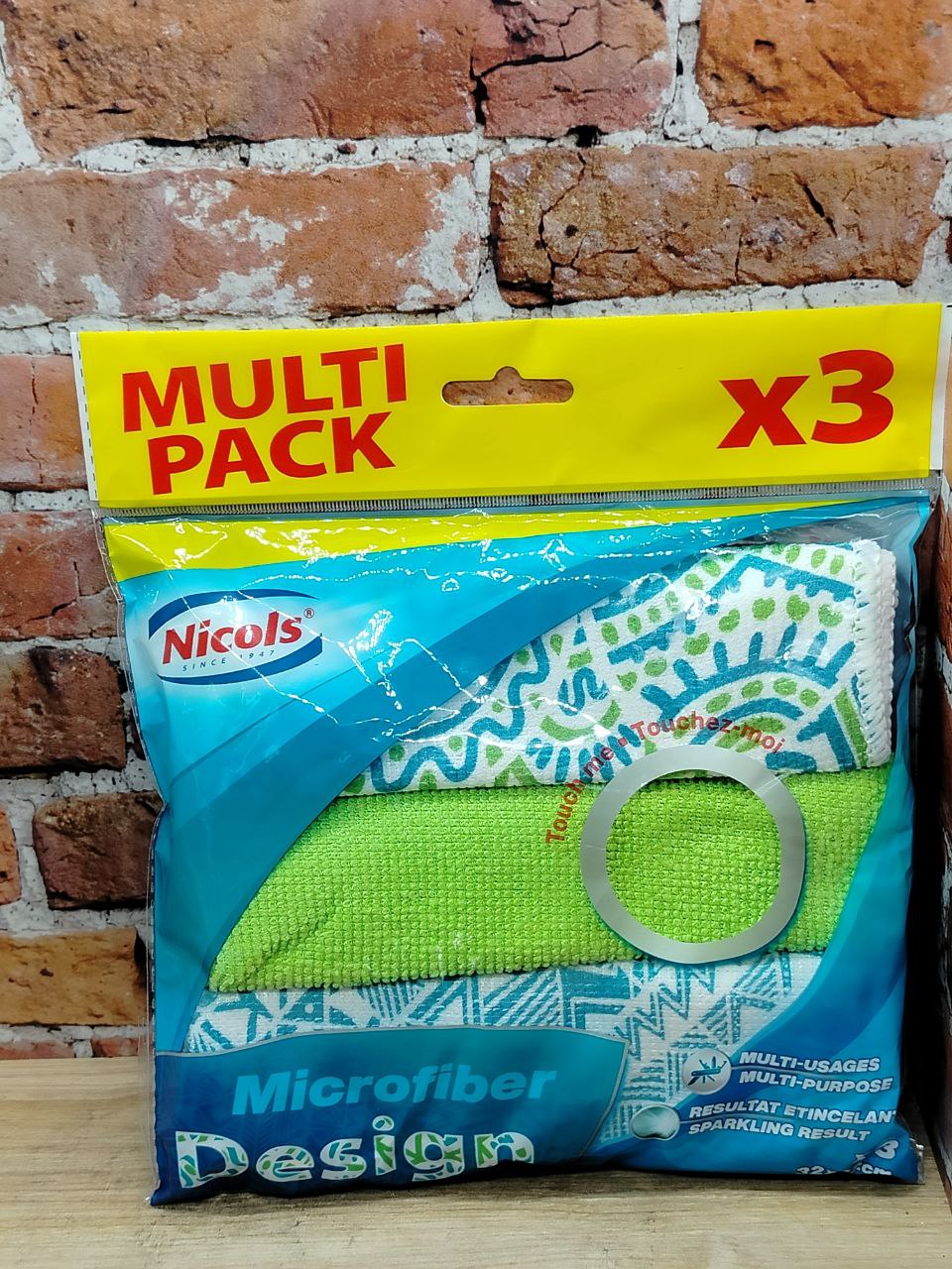 Nicols Microfiber Multi Салфетки из микрофибры 32*32 см 3 шт