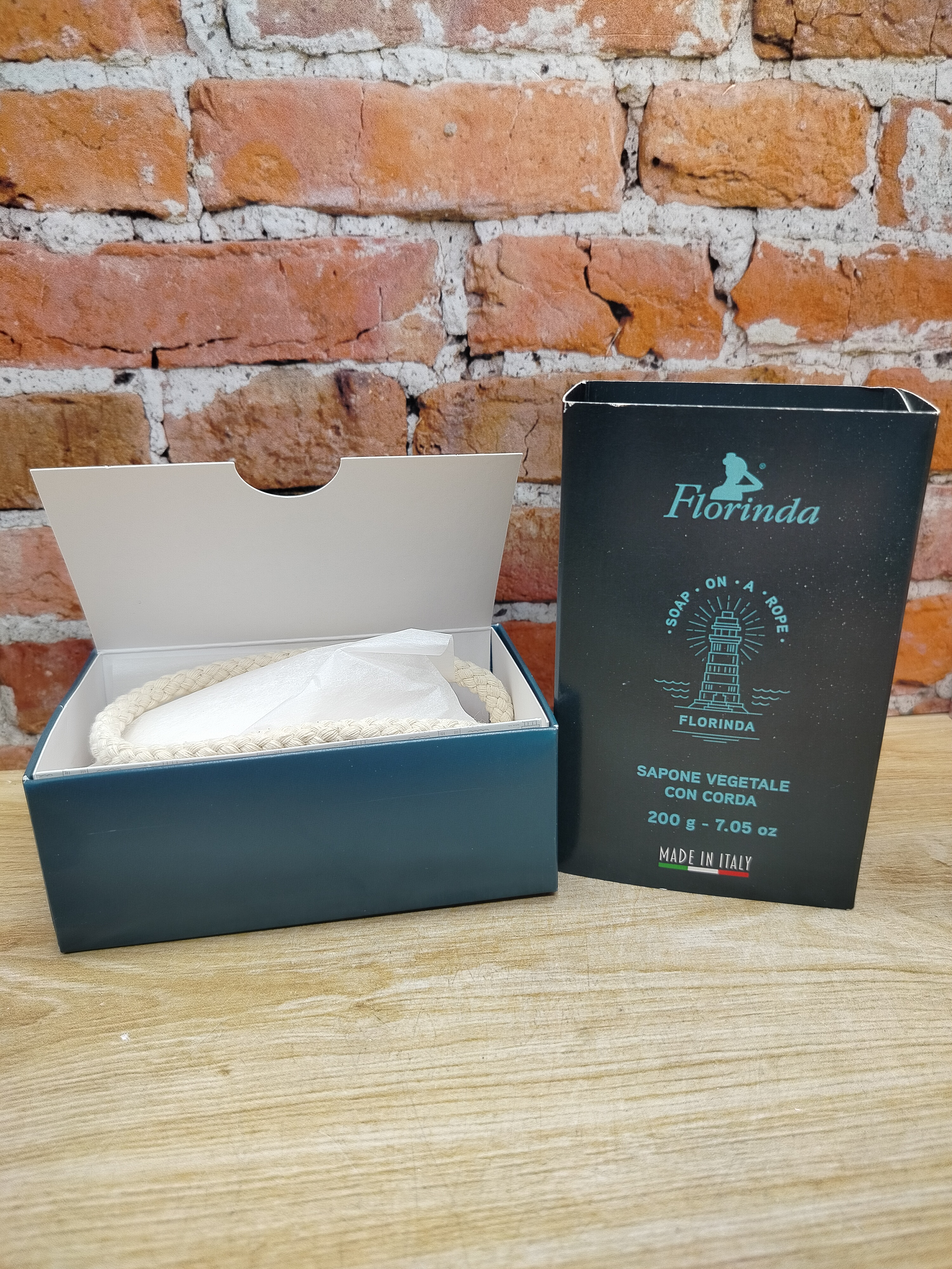 Florinda Soap On A Rope Fir & Alpin Rose Мыло натуральное на веревке Пихта и альпийская роза 200 гр
