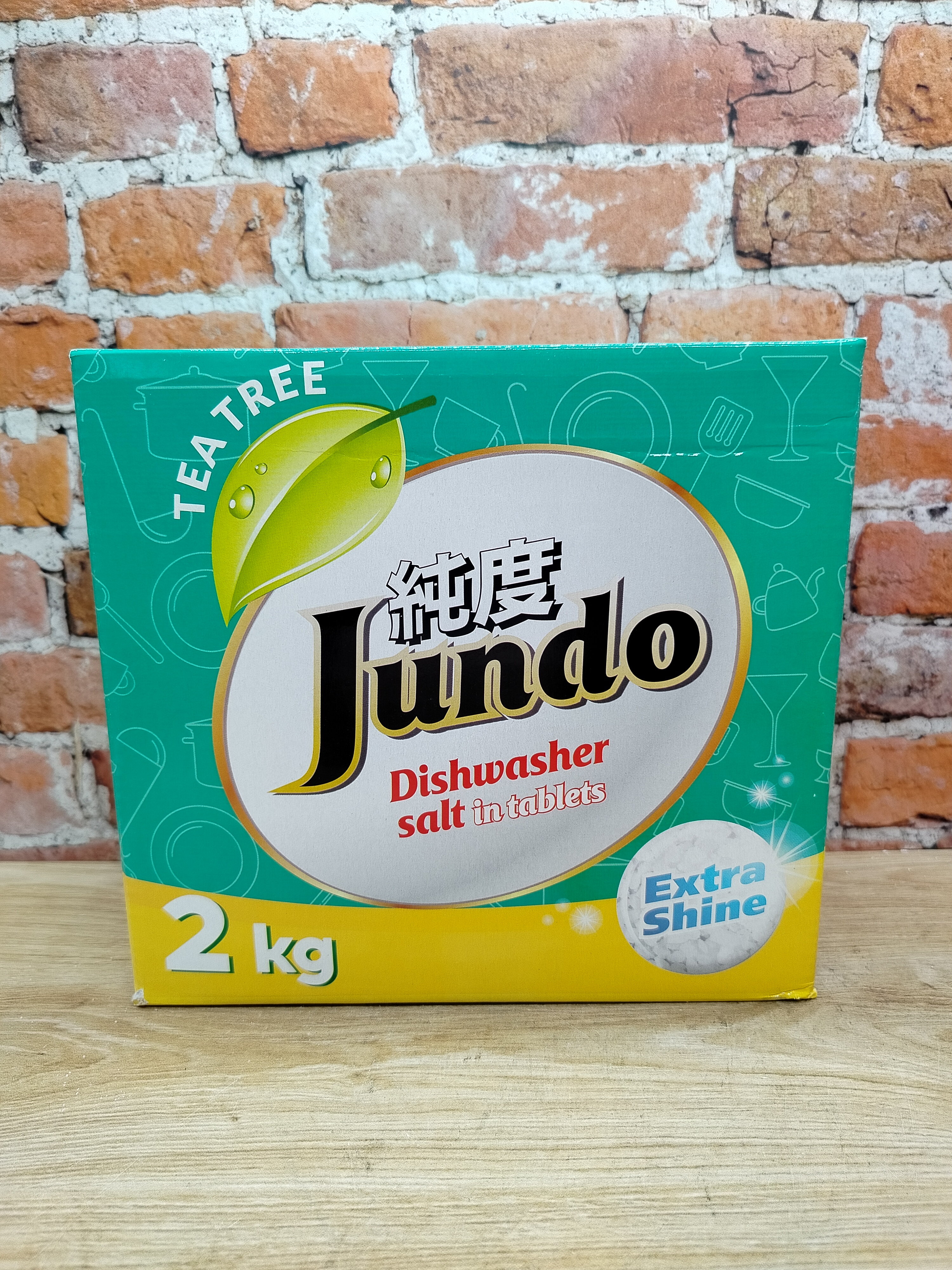 Jundo Соль для посудомоечных машин таблетированная Зеленый чай 2 кг