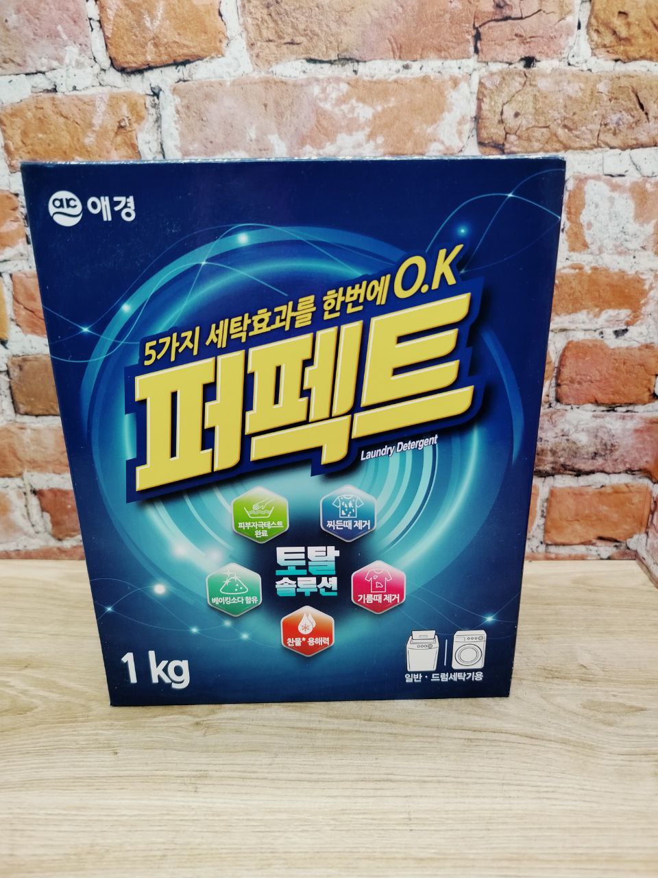 Aekyung Perfect 6 Solution Концентрированный стиральный порошок универсальный 1 кг
