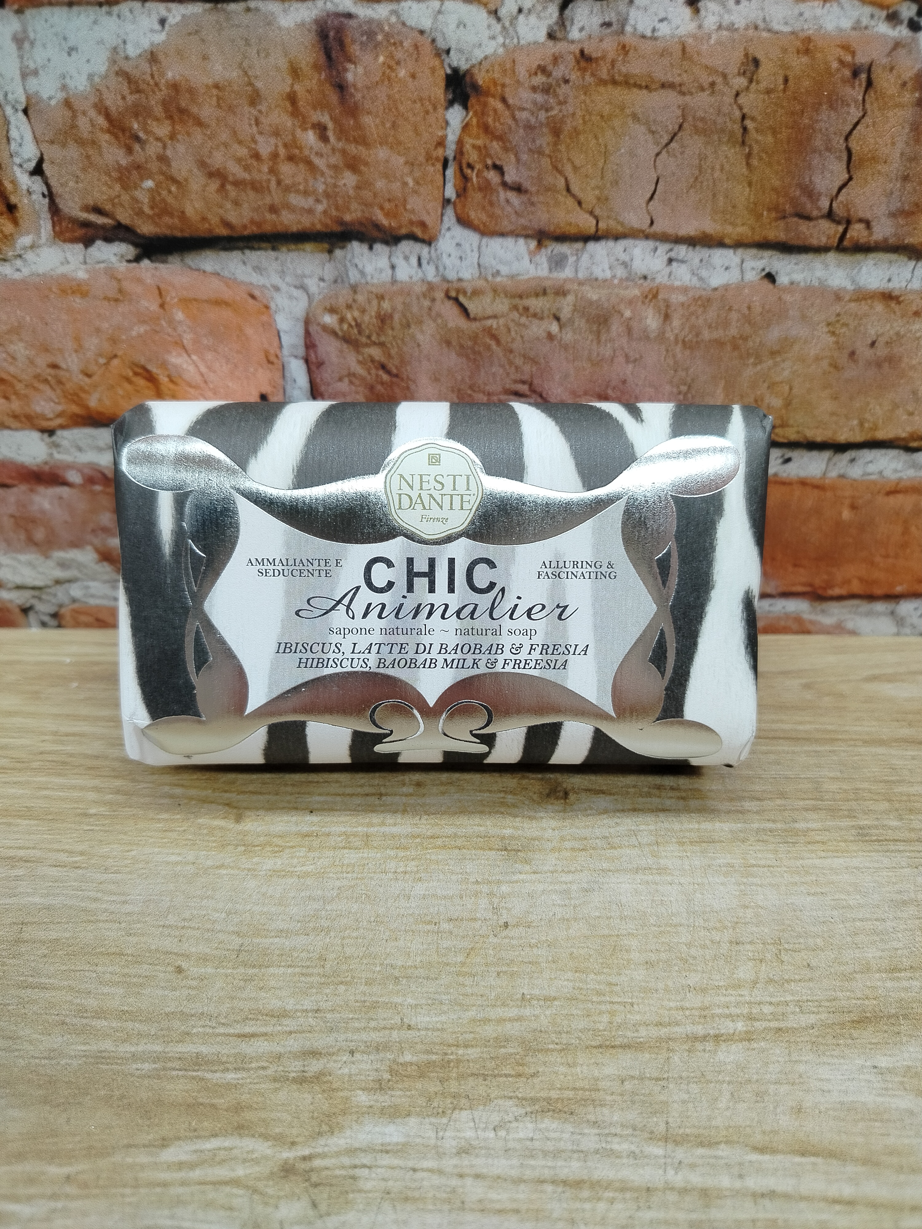 Nesti Dante Chic Animalier White Soap Мыло натуральное Шикарное Белое 250 гр