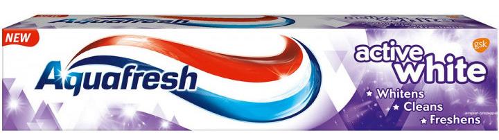 Aquafresh Зубная паста Активное отбеливание 100 мл