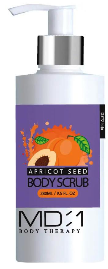 Med B MD:1 Body Therapy Apricot Seed Body Scrub Скраб для тела с абрикосовой косточкой 280 мл с дозатором