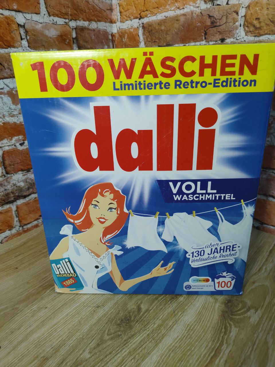 Dalli Voll Стиральный порошок для белого и светлого 6 кг на 100 стирок