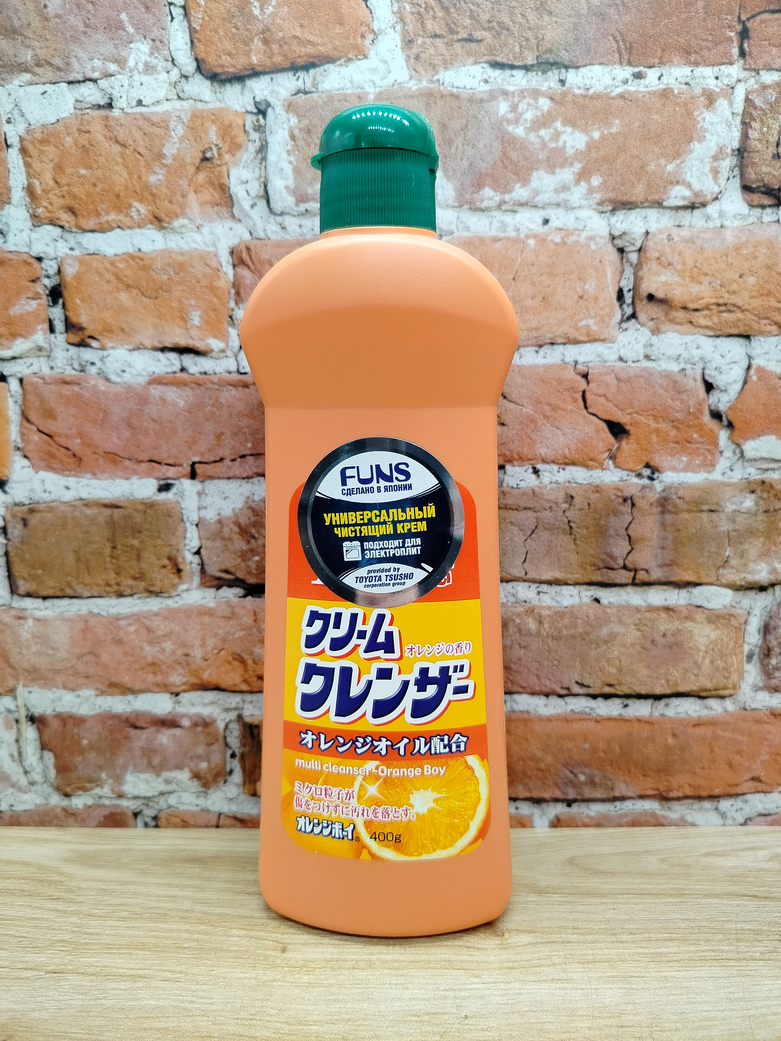 Daiichi Funs Orange Boy Крем чистящий универсальный с ароматом апельсина 400 мл