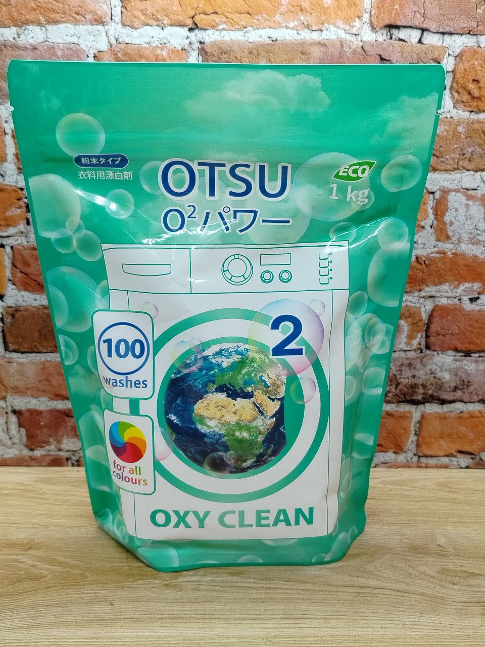 OTSU O2 Power Кислородный отбеливатель 1 кг на 100 стирок в мягкой упаковке