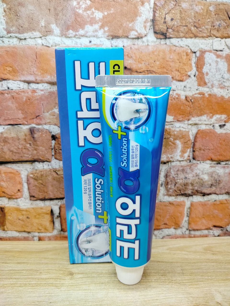 Clio Alpha Solution Plus Зубная паста для естественной белизны зубов 120 гр