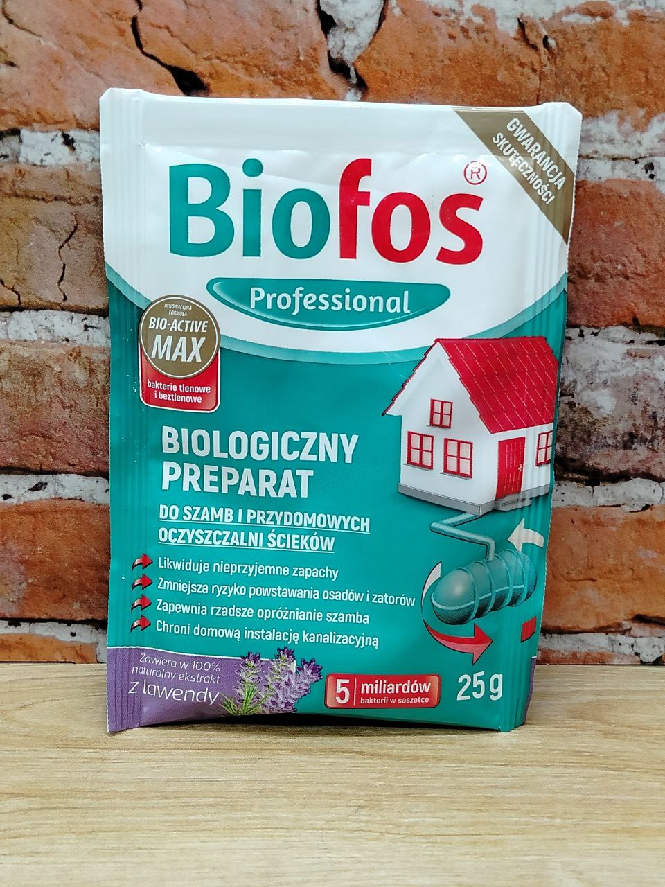 Biofos Professional Биологиеческий препарат для септиков, дачных туалетов и придомовых очистных станций 25 гр