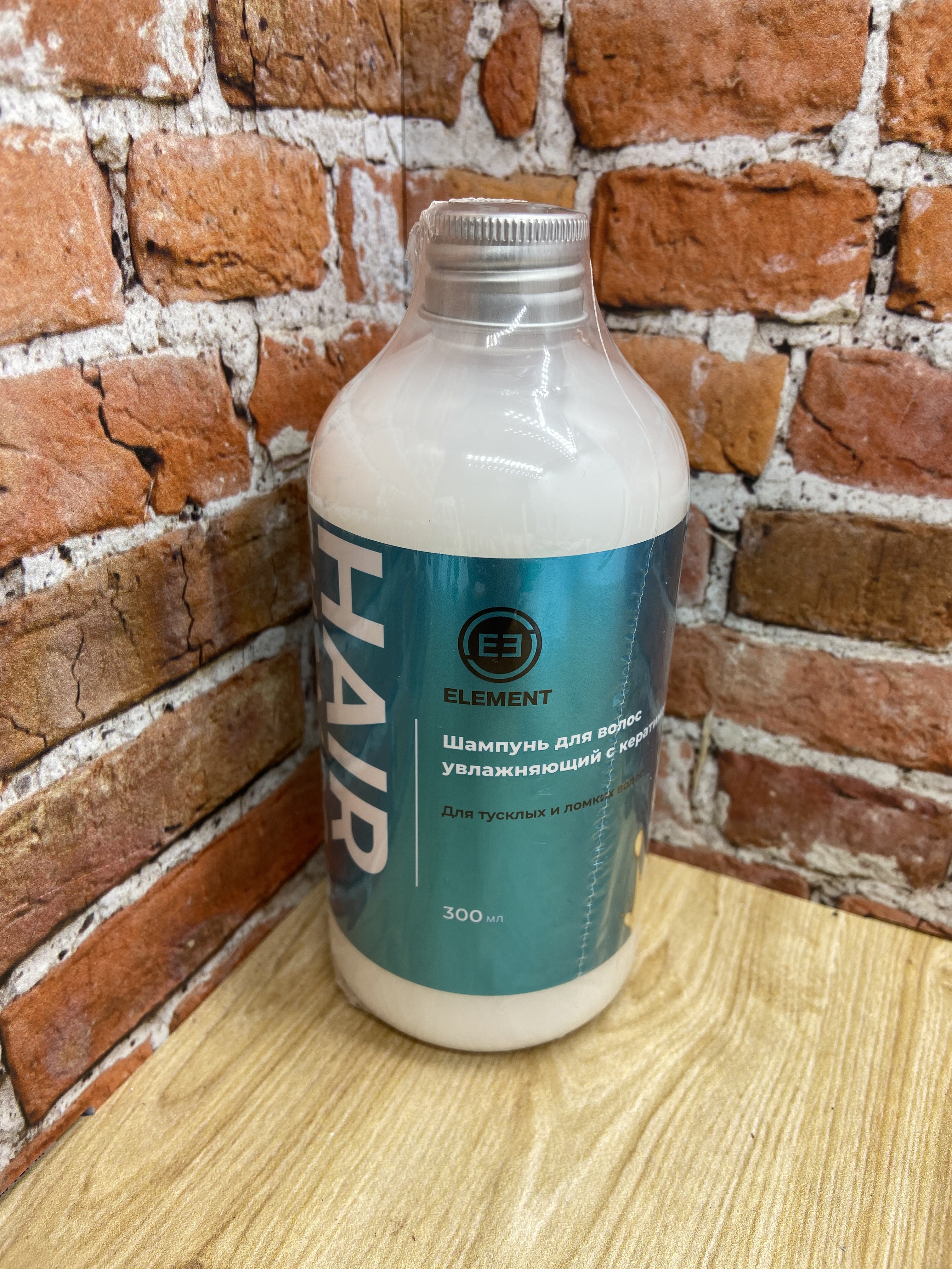 Element Шампунь для тусклых и ломких волос увлажняющий с кератином 300 мл
