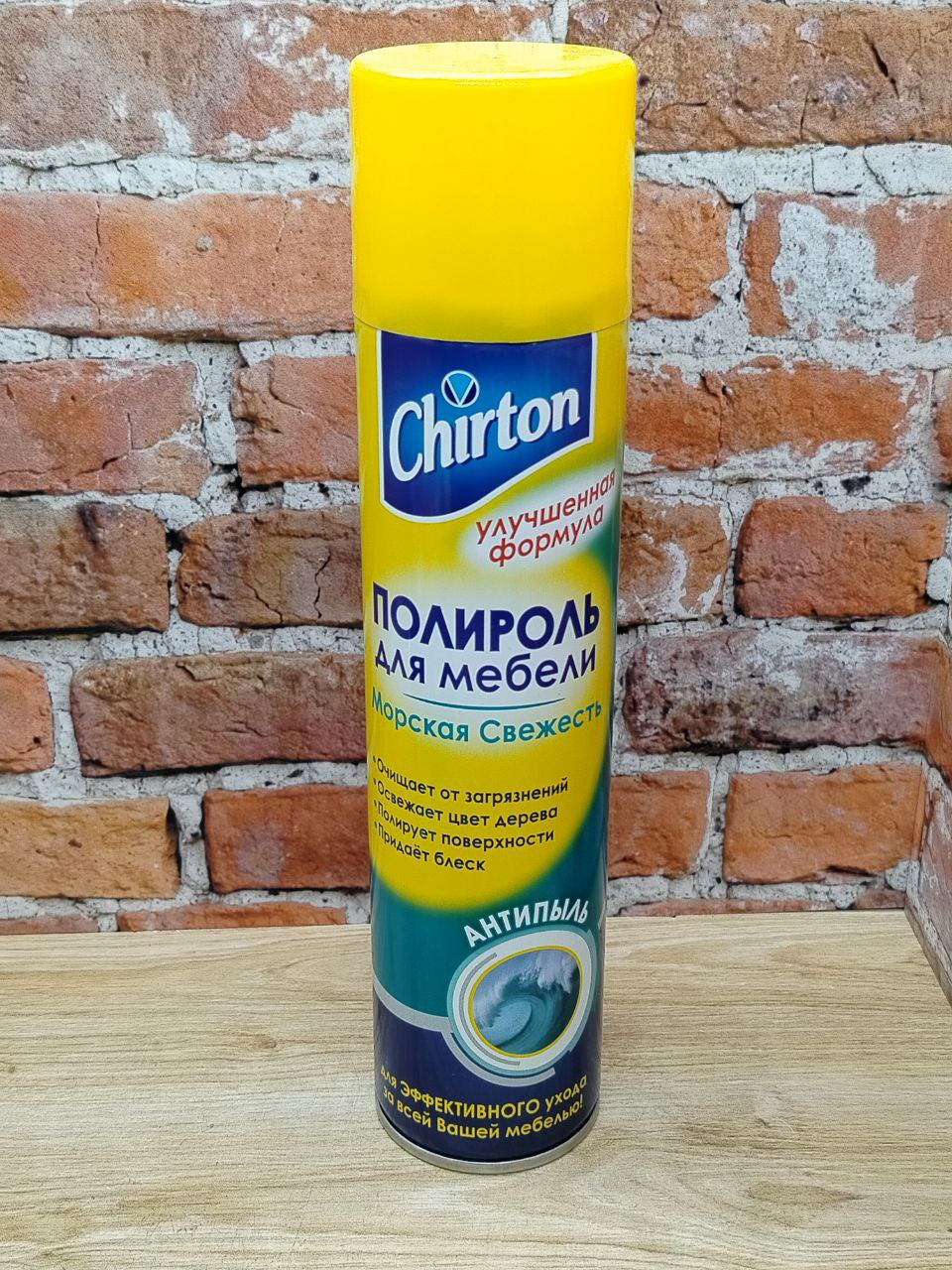 Chirton Полироль для мебели Антипыль Морская свежесть 300 мл