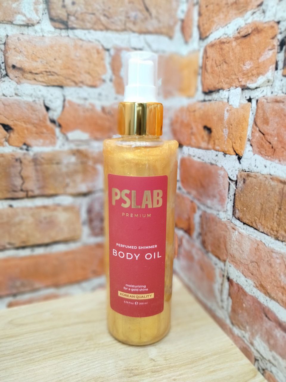 PSLAB Body Oil Perfumed Shimmer Сухое масло для тела парфюмированное с шиммером 200 мл