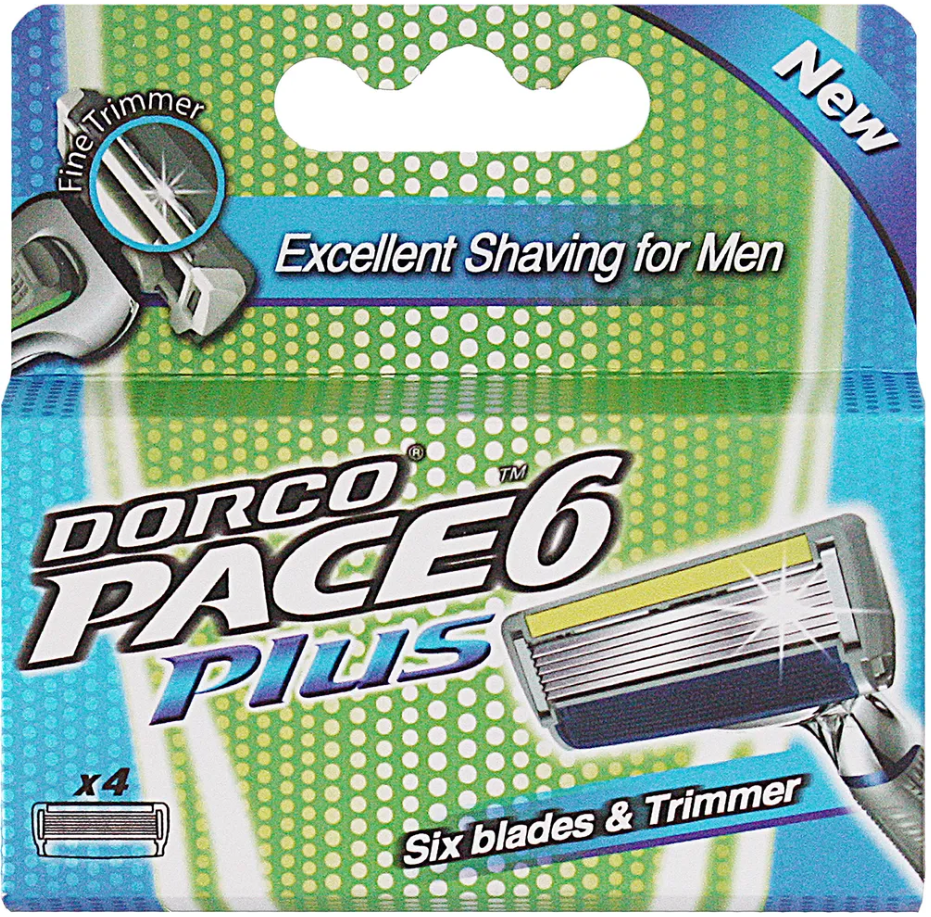 Dorco PACE 6 Сменные картриджи для бритвенной системы 4 шт