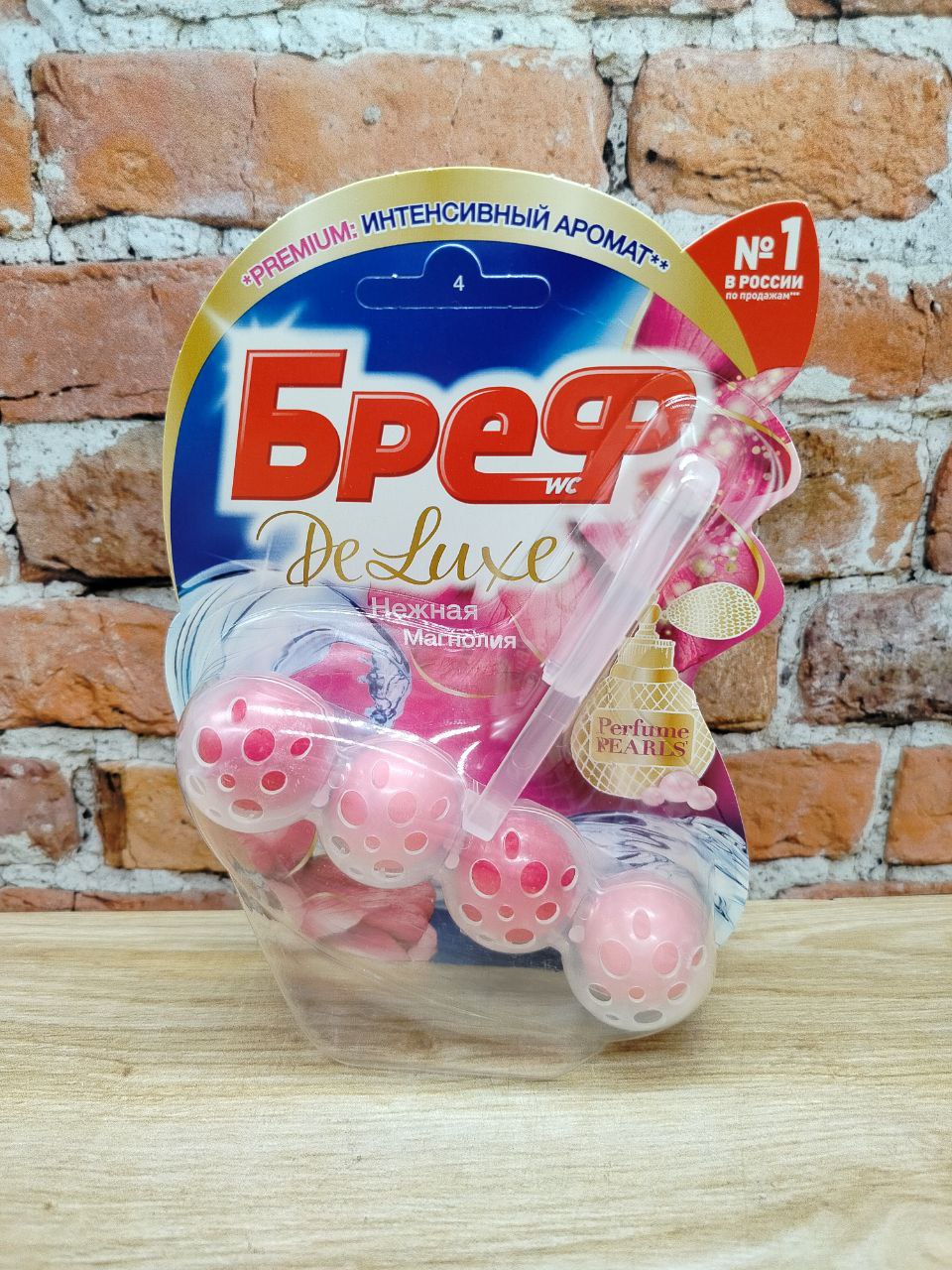 Bref Deluxe Чистящая подвеска для унитаза Нежная магнолия 50 гр