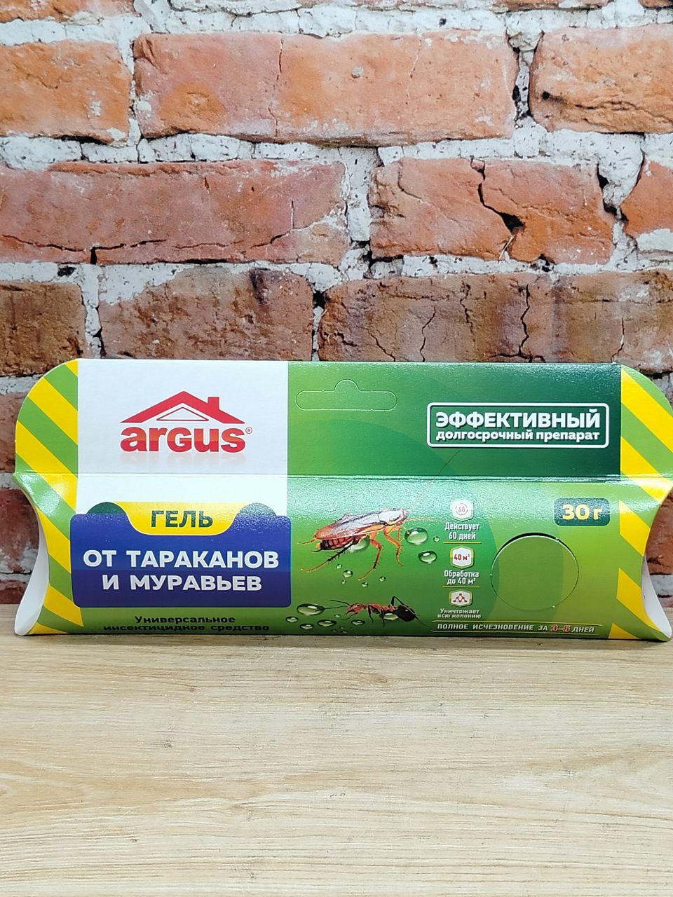 Argus Инсектицидный гель-шприц от тараканов и муравьев 30 гр