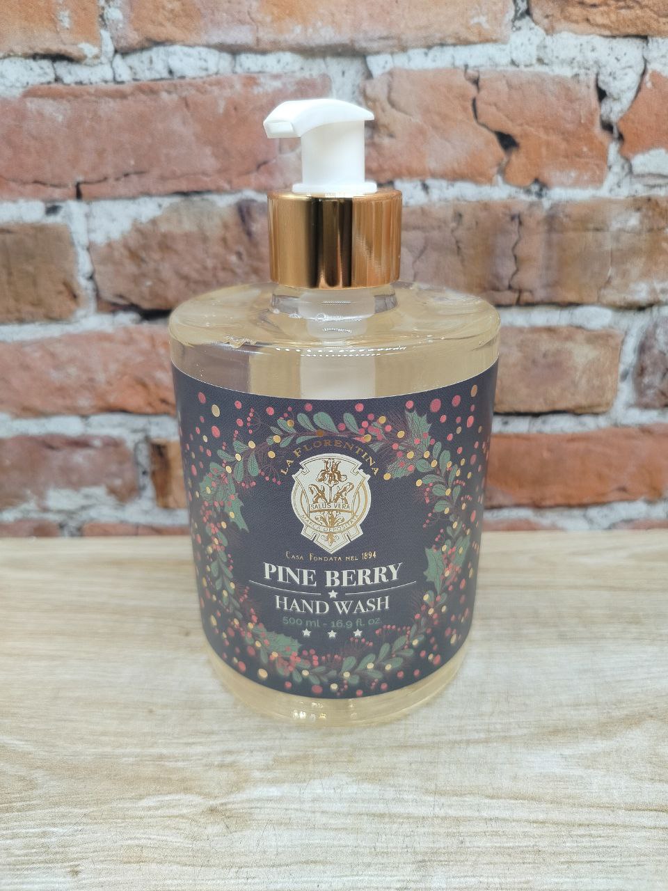 La Florentina Liquid Soap Pine Berry Жидкое мыло с оливковым маслом Сосна и ягоды 500 мл