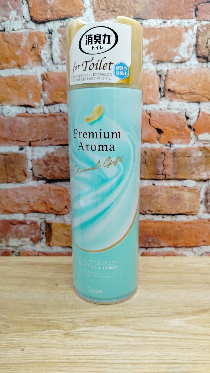 ST Shoushuuriki Premium Aroma Освежитель воздуха антибактериальный для туалета Желанный подарок 365 мл