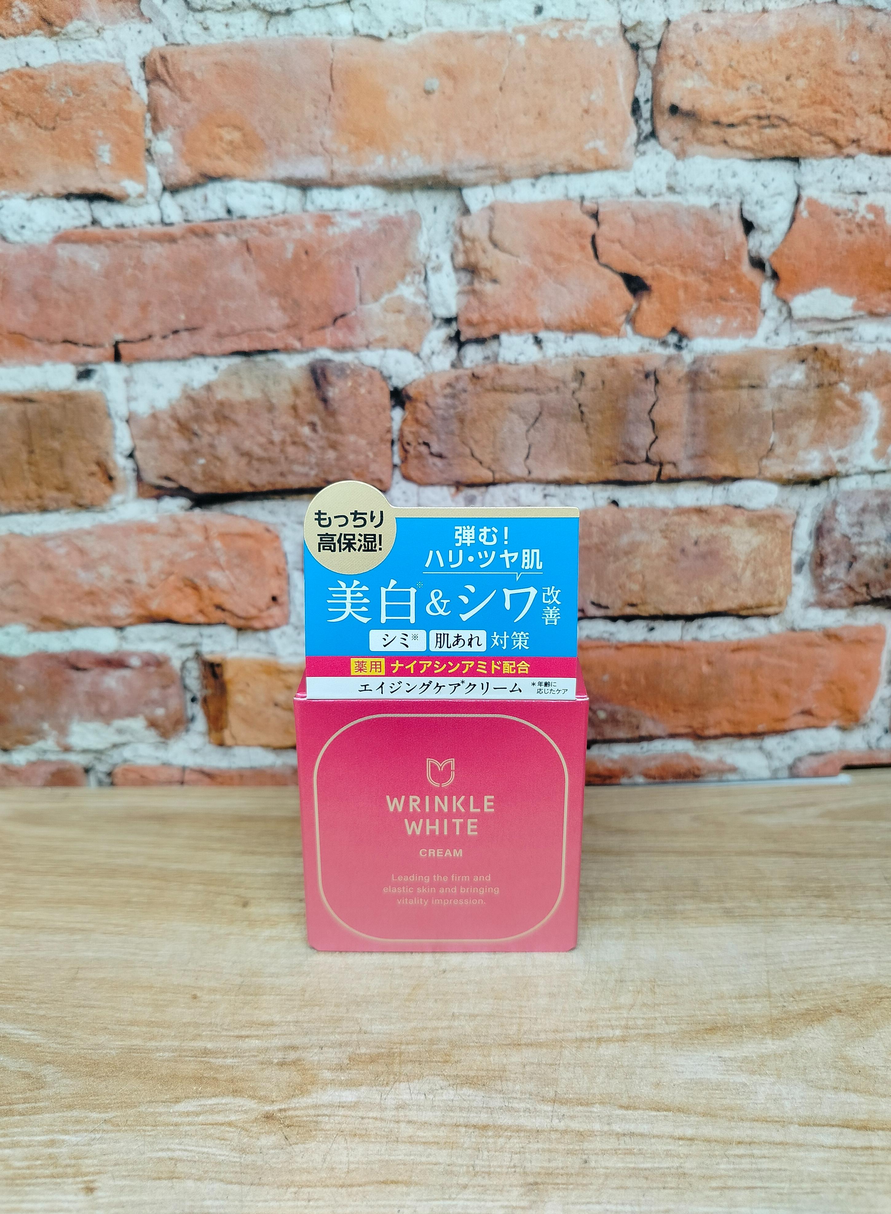 Meishoku Wrinkle White Cream Крем для лица против морщин выравнивающий тон кожи 50 гр