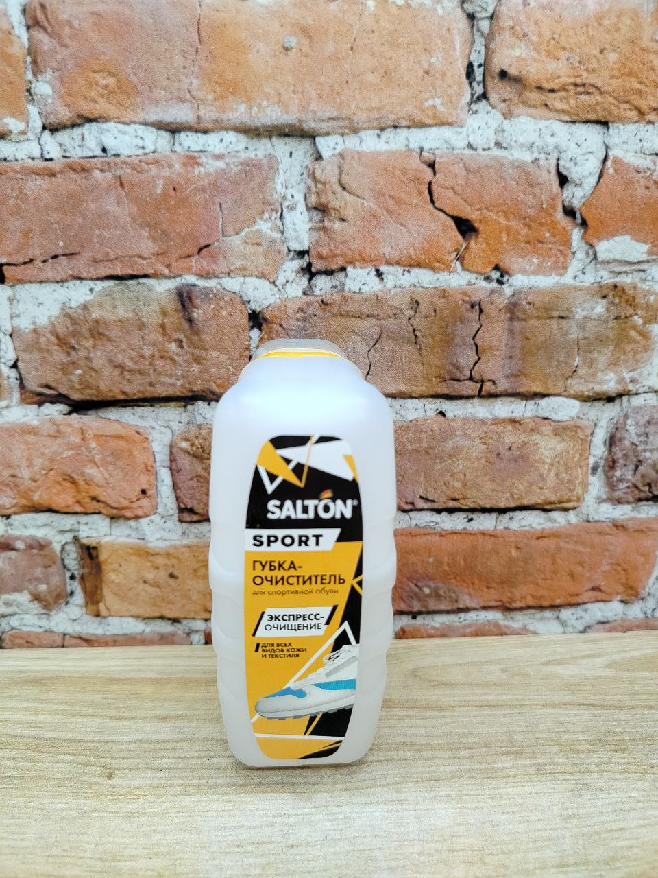 Salton Sport Губка-очиститель экспресс для спортивной обуви из кожи и текстиля Бесцветная 75 мл